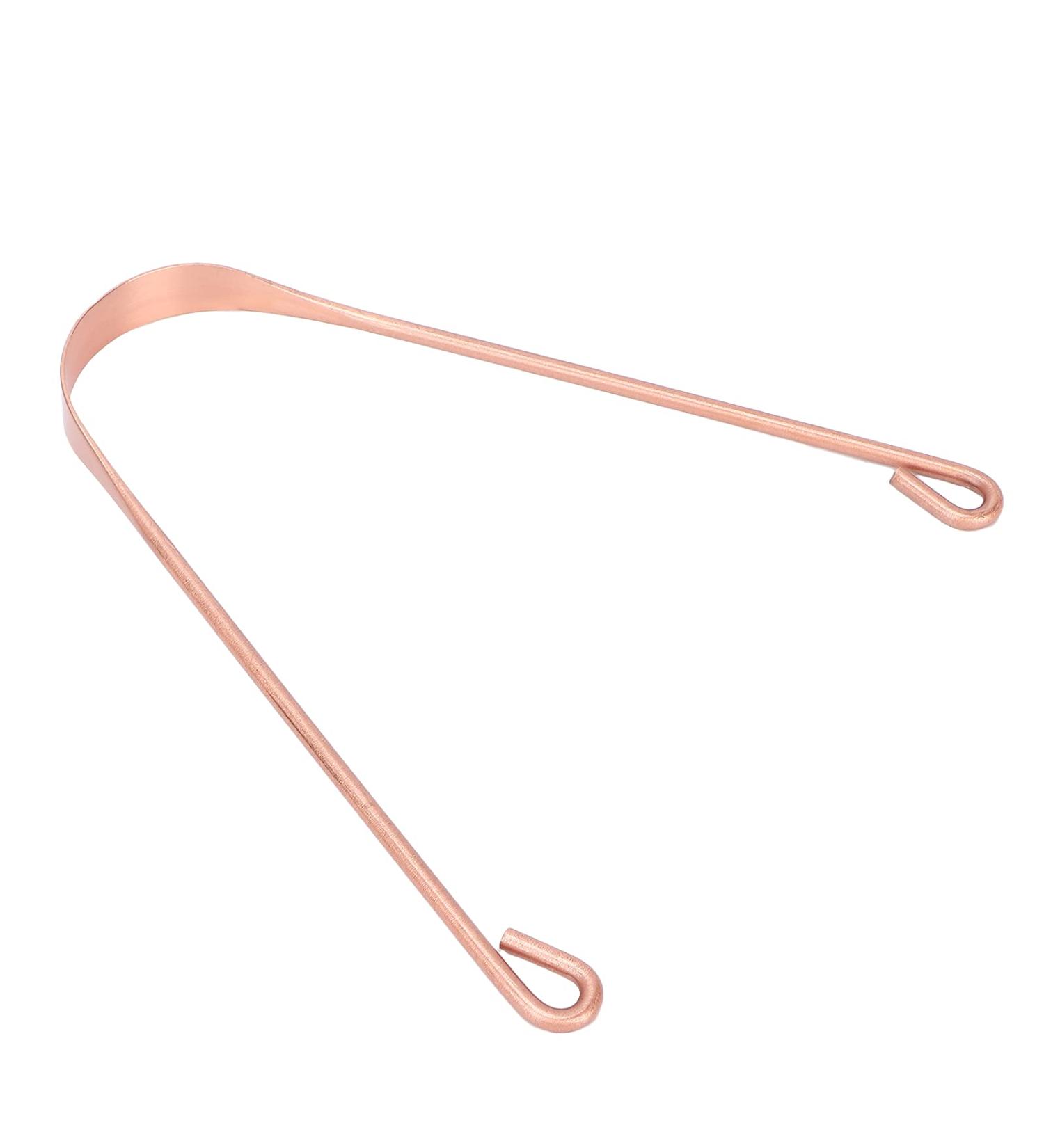Buy Copper Tongue Scraper for Fresh Breath | Enhance Oral Hygiene & Promote Healthy Tongue Care - International Shipping Available - Buy Online on GoSupps.com