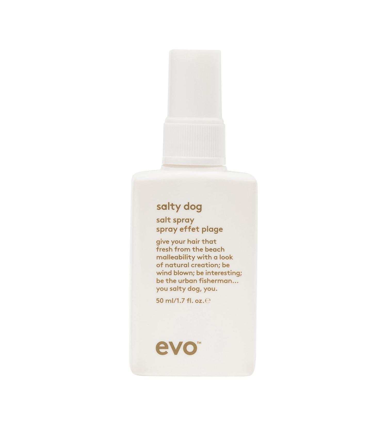 EVO Salty Dog Salt Spray - Hair Texture & Volume Spray - Beach Textured Hair Natural Matte Finish - Travel Size 50ml / 1.7fl.oz - Buy Online on GoSupps.com