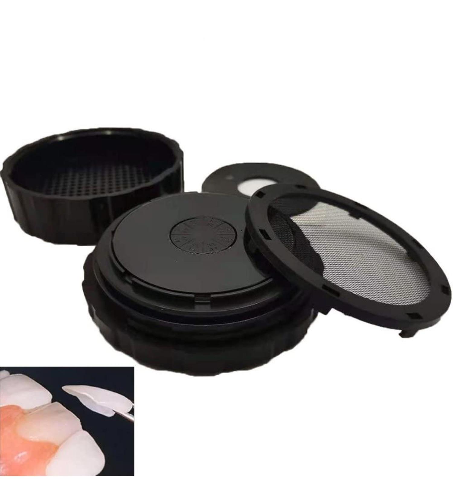 Bemvp Veneer Fake Teeth Cleaning Box - Denture Bath Bag & Tooth Storage Container for Easy Veneer Care - Buy Online on GoSupps.com