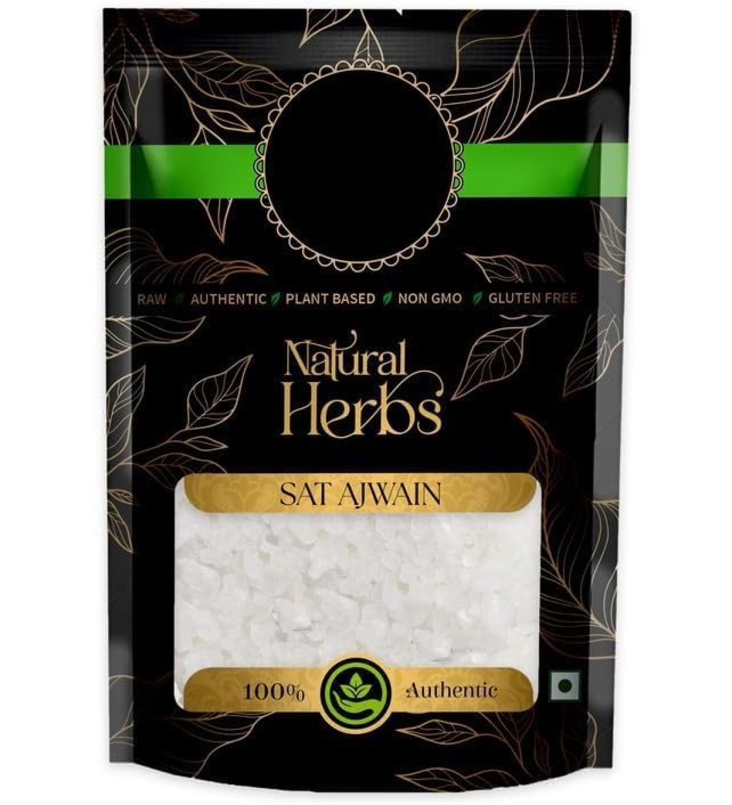 Sat Ajwain Unani Herb Trachyspermum Unani Raw Herb Ammi Sprague Unani Pure et naturelle (100 g)