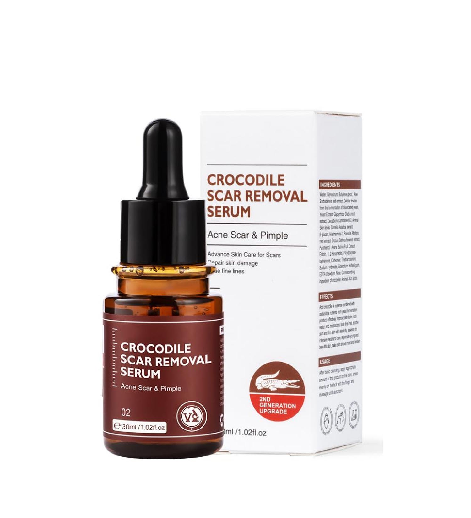 Buy 1PC Crocodile Repair Serum - Anti Scar Oil with Herbal Extract for Youthful Skin | 15ml - International Shipping - Buy Online on GoSupps.com