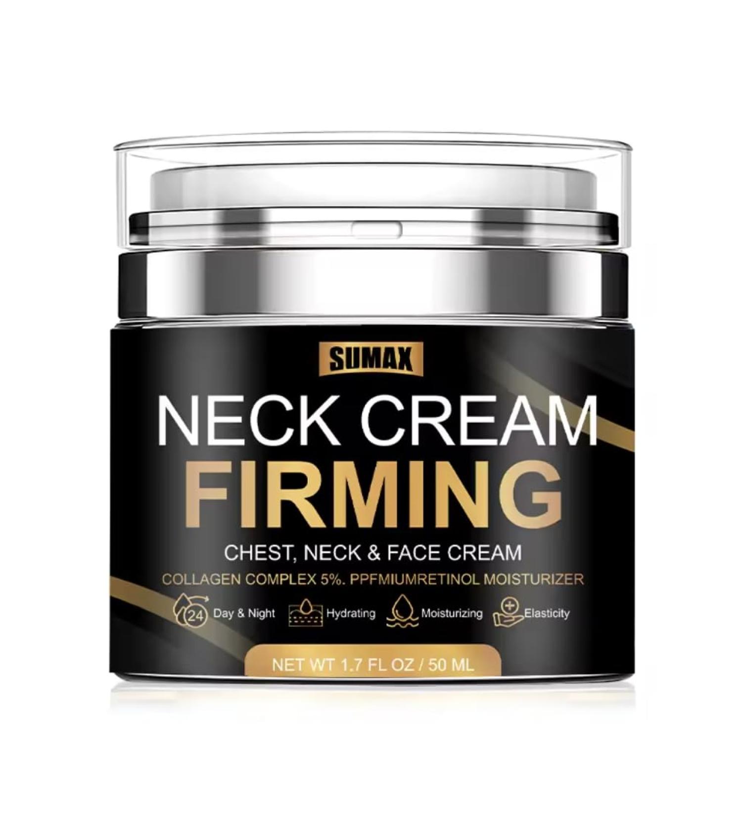 Advanced Neck & Face Firming Cream - Skin Tightening & Anti-Aging Solution for Fine Lines & Sagging Skin (1.7 Fl Oz - Buy Online on GoSupps.com