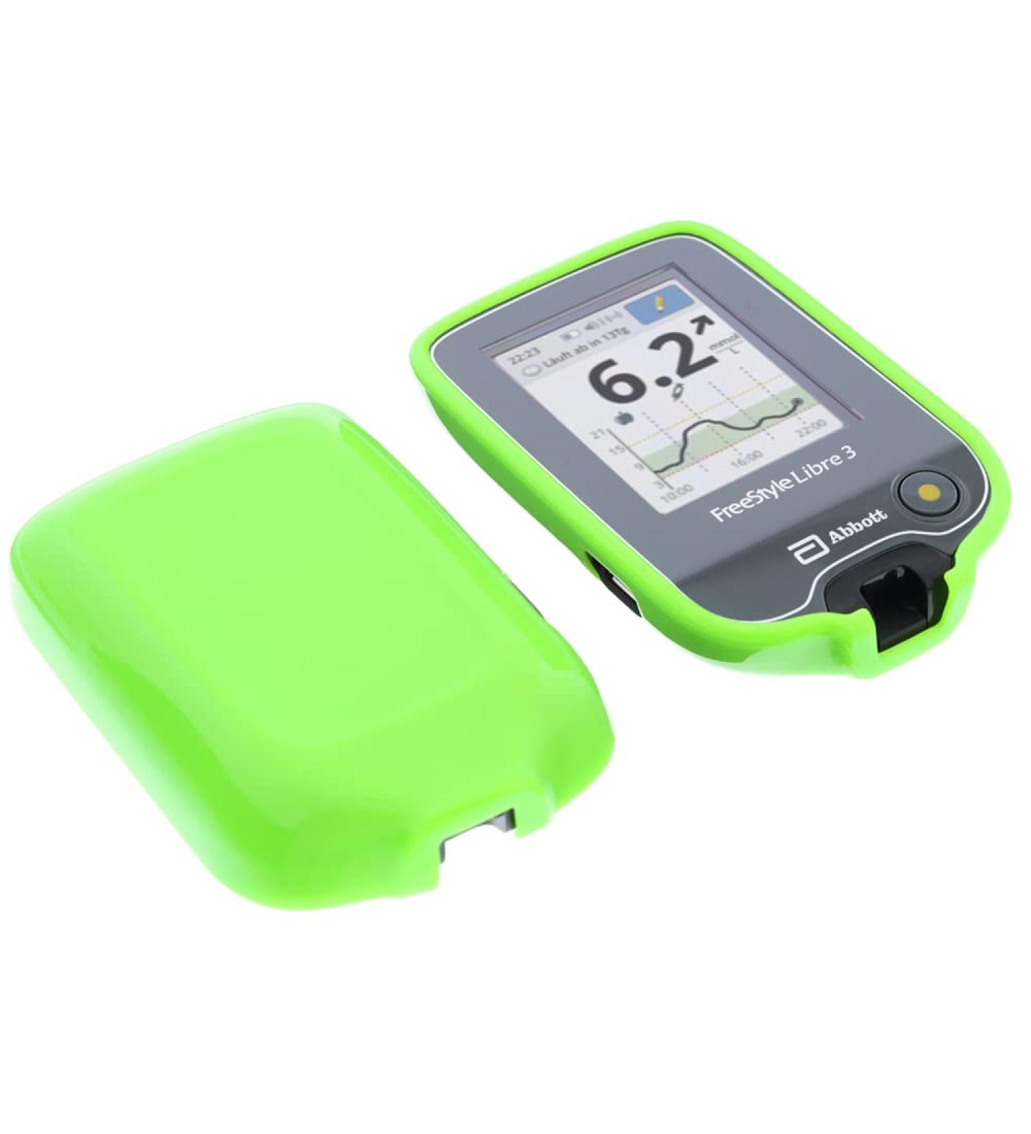 Foto-Kontor Abbott Freestyle Libre 3 Protective Case - Green TPU Bag | Durable & Stylish - Buy Online on GoSupps.com