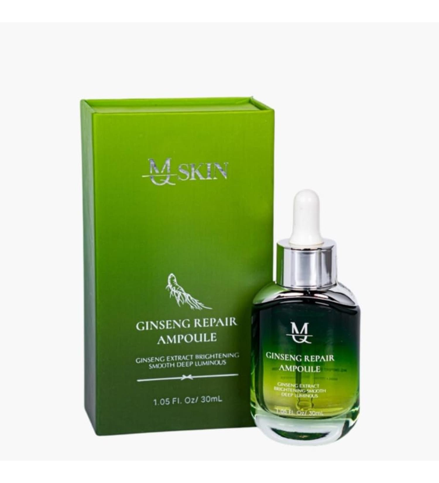 MQ Skin Ginseng Repair Ampoule Brightening Serum 1.05 Fl Oz 30mL