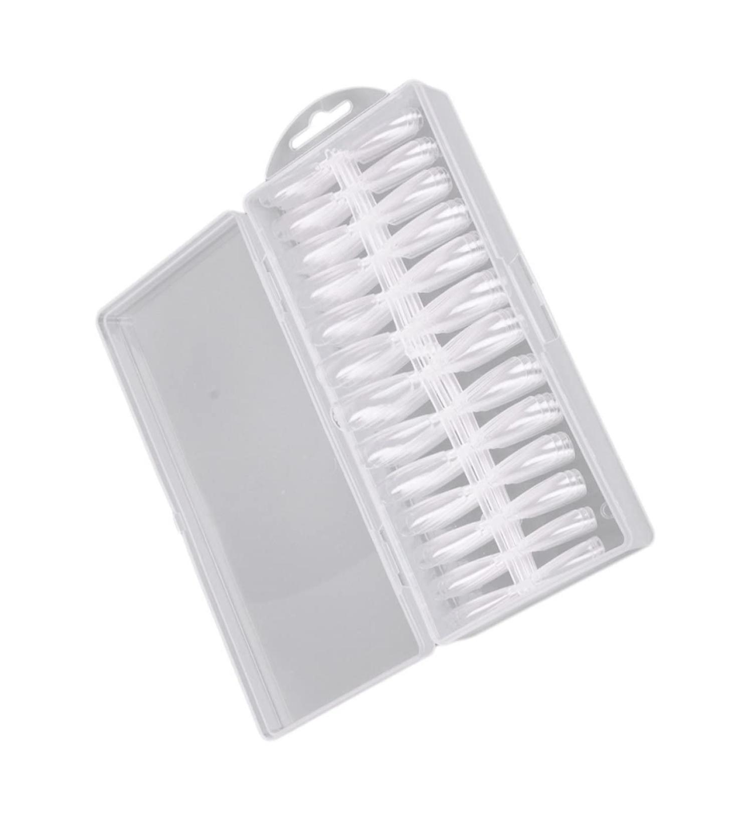 Mikinona 1 Set Transparent Nail False Nails Fake Nails Women Manicures Artificial Fingernails Nail Tips for Women - Buy Online on GoSupps.com