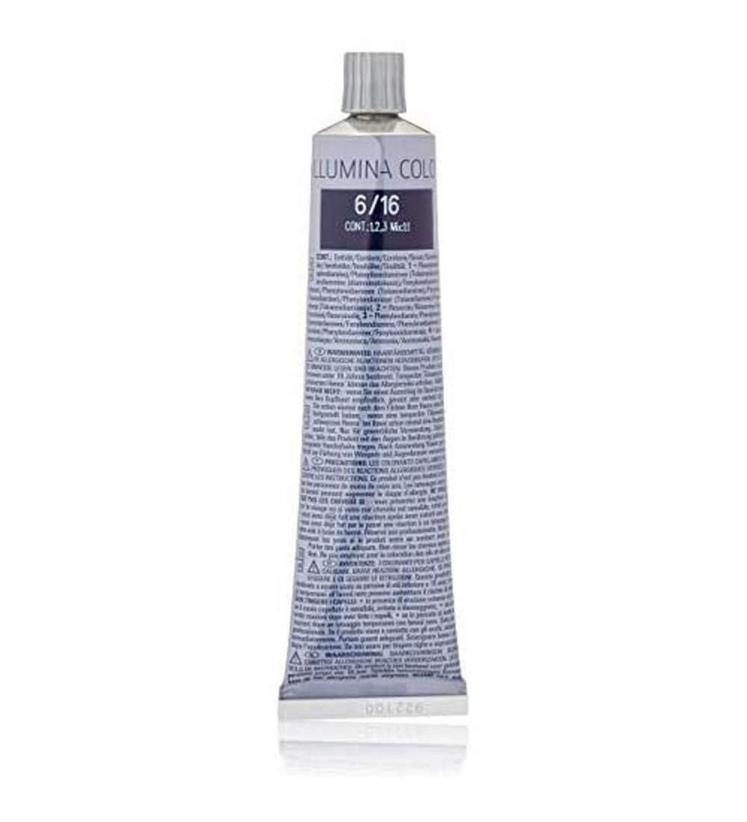 Wella Illuminate Hair Color 6/16 Dark Blonde Ash Purple - 1 Pack | International Shipping Available - Buy Online on GoSupps.com