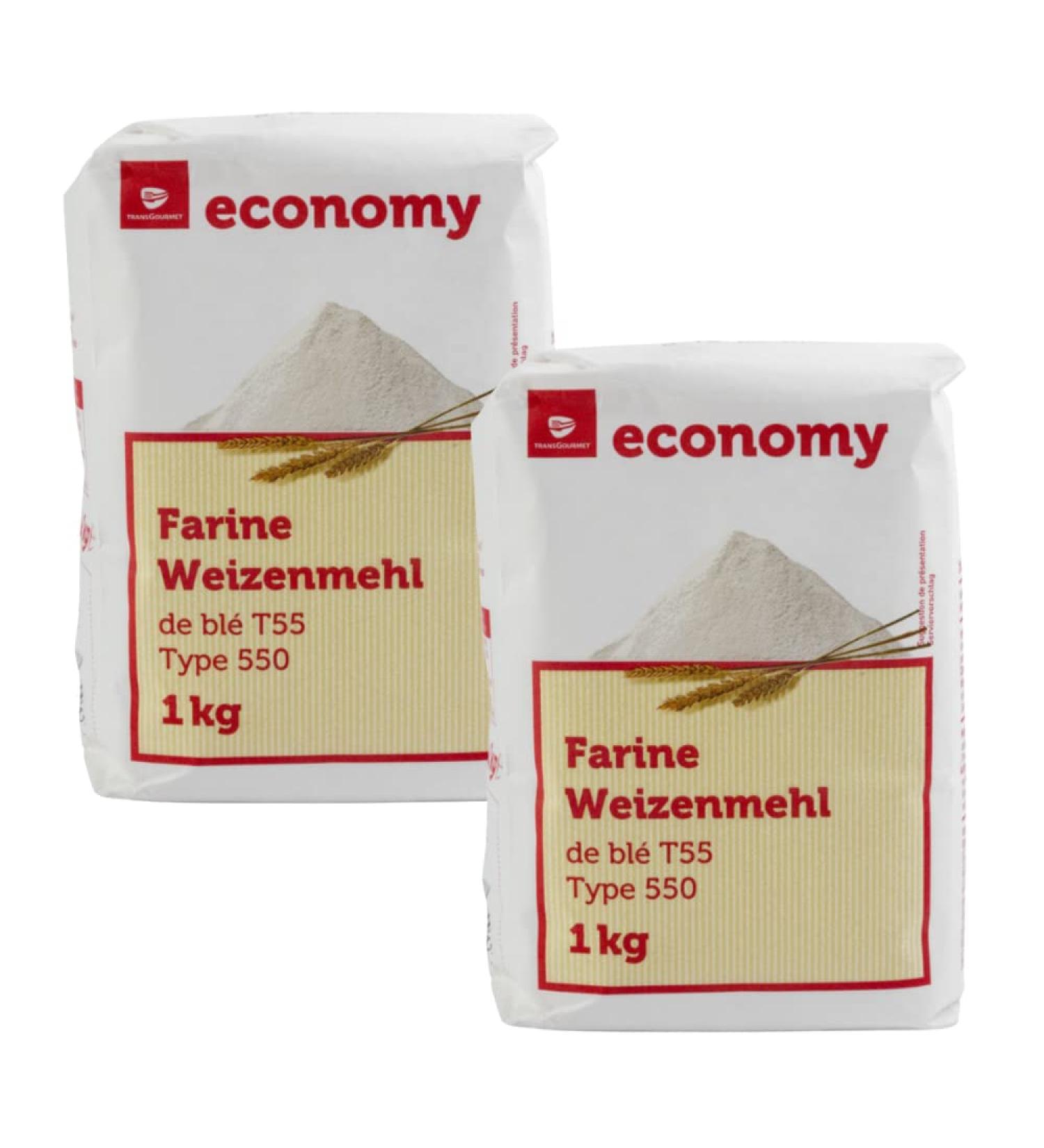 T55 Bread Flour 1kg x 2 - Buy Online on GoSupps.com