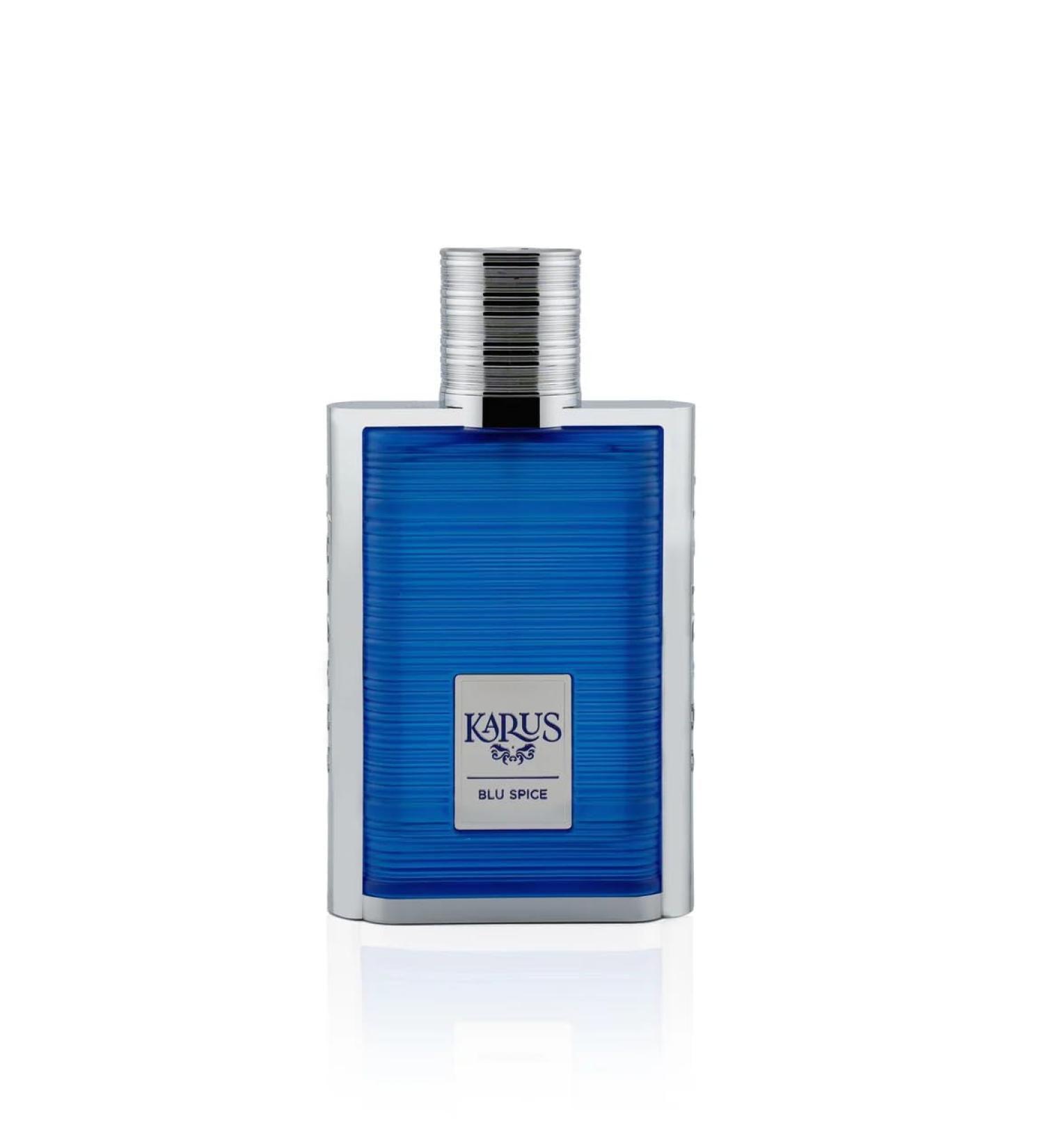 KHADLAJ PERFUMES Karus Blu Spice Eau de Parfum Spray for Unisex 3.4 Ounce 3.4 Fl Oz (Pack of 1) Karus Blu Spice - Buy Online on GoSupps.com