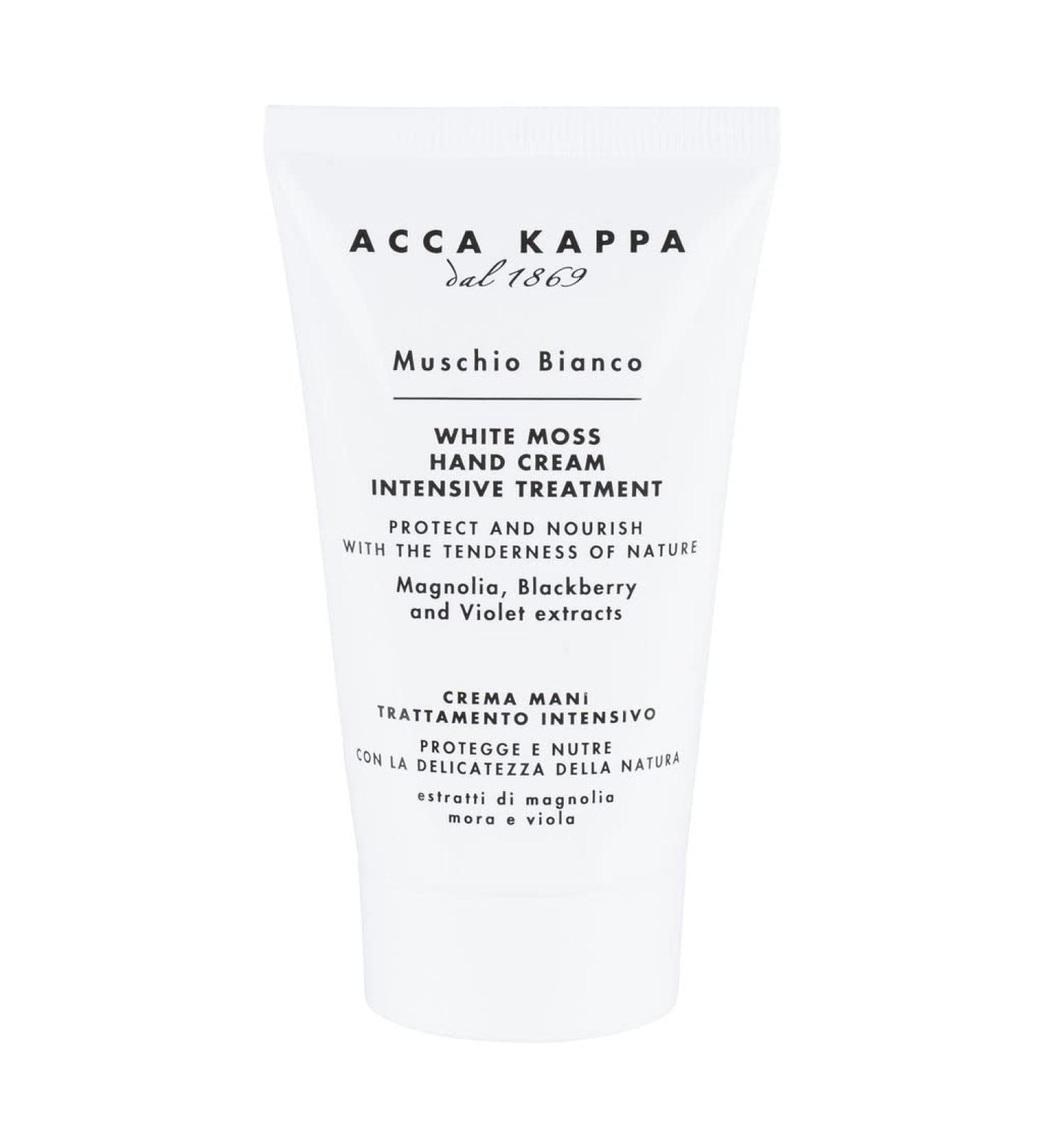 Acca Kappa White Moss Hand Cream 2.5 fl oz - Soaps Fantasy | Premium Moisturizing Cream for All Skin Types - Buy Online on GoSupps.com