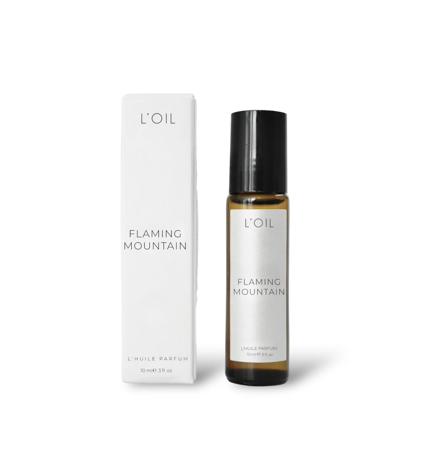 L'OIL FRAGRANCE Flaming Mountain Perfume Oil | Inspired by San.tal 33 | Cardamom Sandalwood & Violet | Vegan & Cruelty-Free | 10ml Long-Lasting Unisex Scent - Buy Online on GoSupps.com