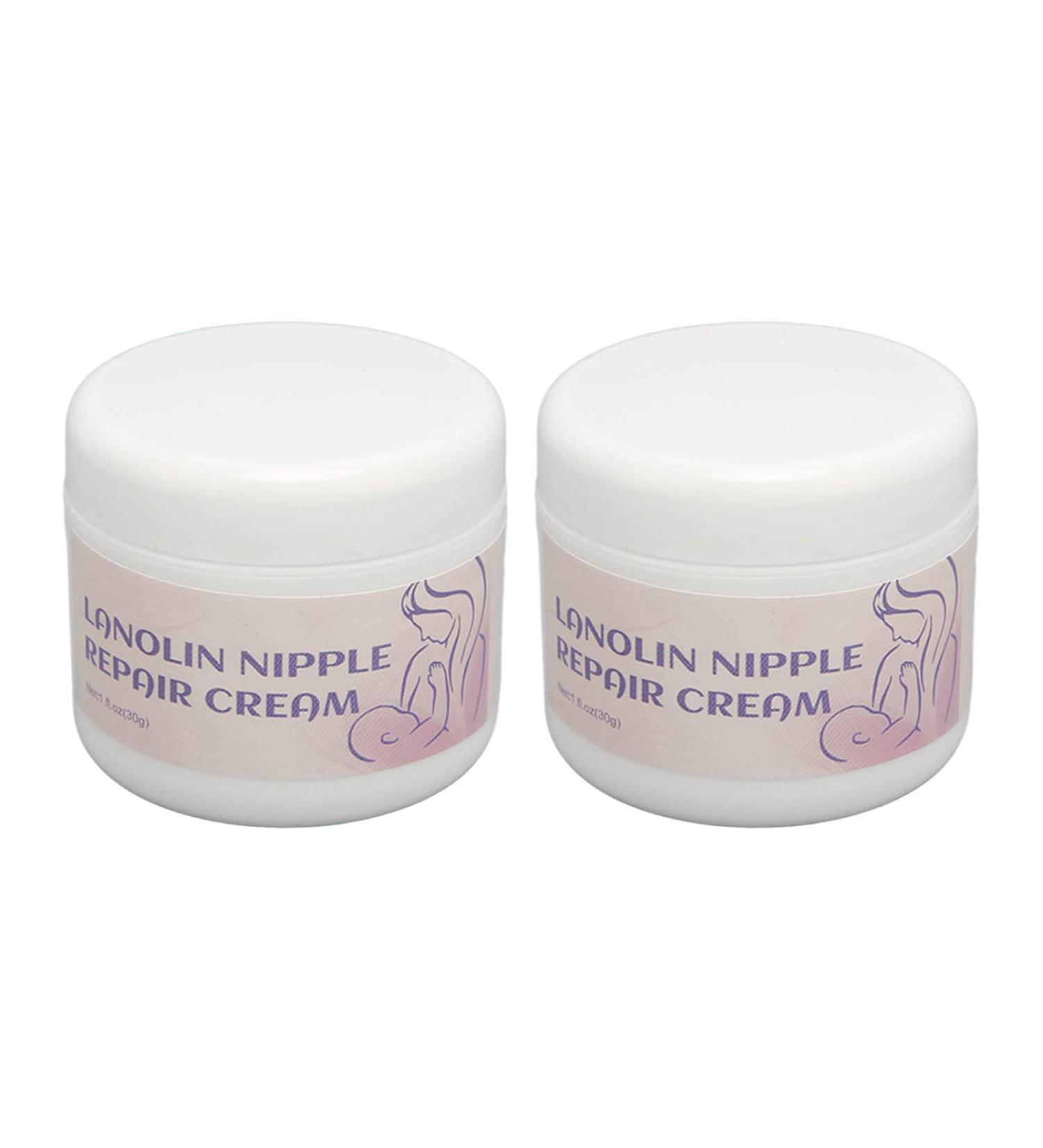 Buy 2 x 30g Lanolin Nipple Cream - Safe Mild Moisturizing & Pain-Relieving Cream for Breastfeeding - Calming & Nourishing Support - Buy Online on GoSupps.com