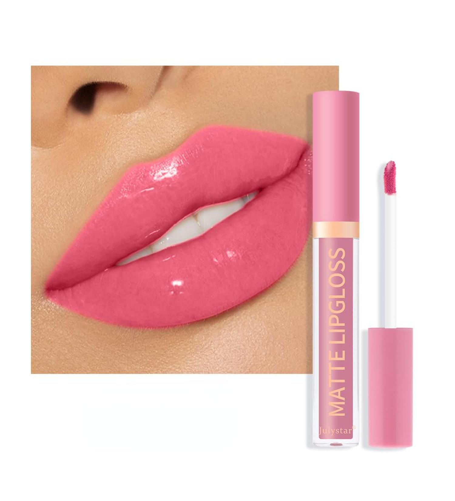 INTEROOKIE Makeup Water Gloss Lip Glaze with Mirror Non Fading Lip Honey Liquid for Natural Longlasting Hydration Water Glosses for Women 04 - Buy Online on GoSupps.com