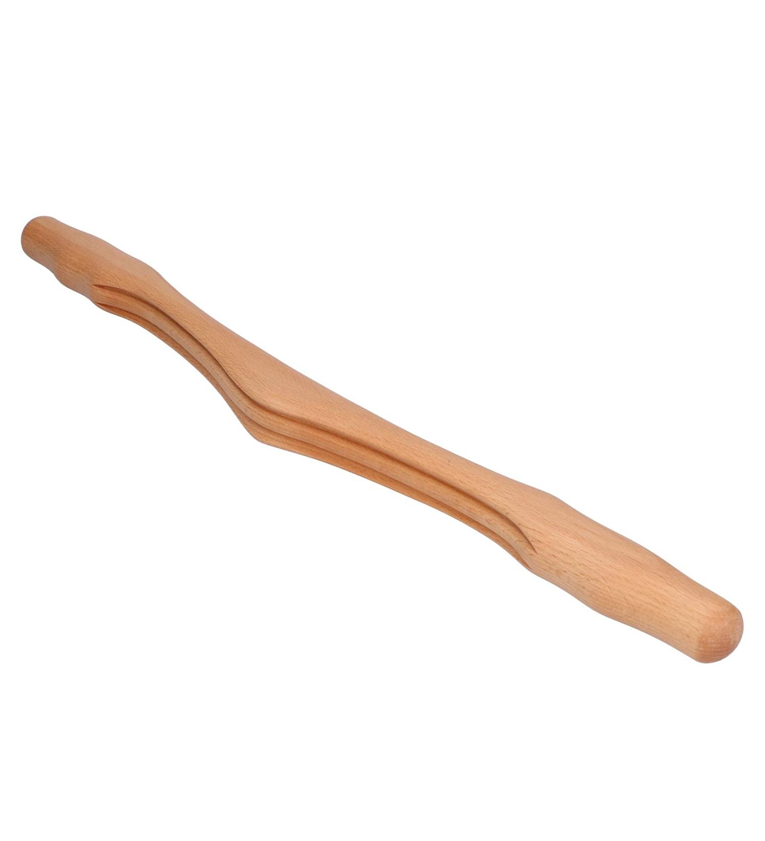 Fuzhui Ergonomic Gua Sha Tool - Wooden Massage Scraper for Muscle Comfort & Skin Revitalization | Self-Care & Professional Wellness - Buy Online on GoSupps.com