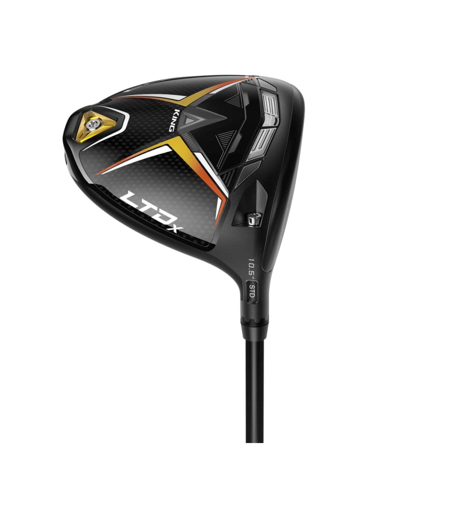 Cobra Golf 2022 LTDX Men's Driver - Matte Black-Gold Fusion | 9 Stiff | Project X Hzrdus Smoke im10 60 - Buy Online on GoSupps.com