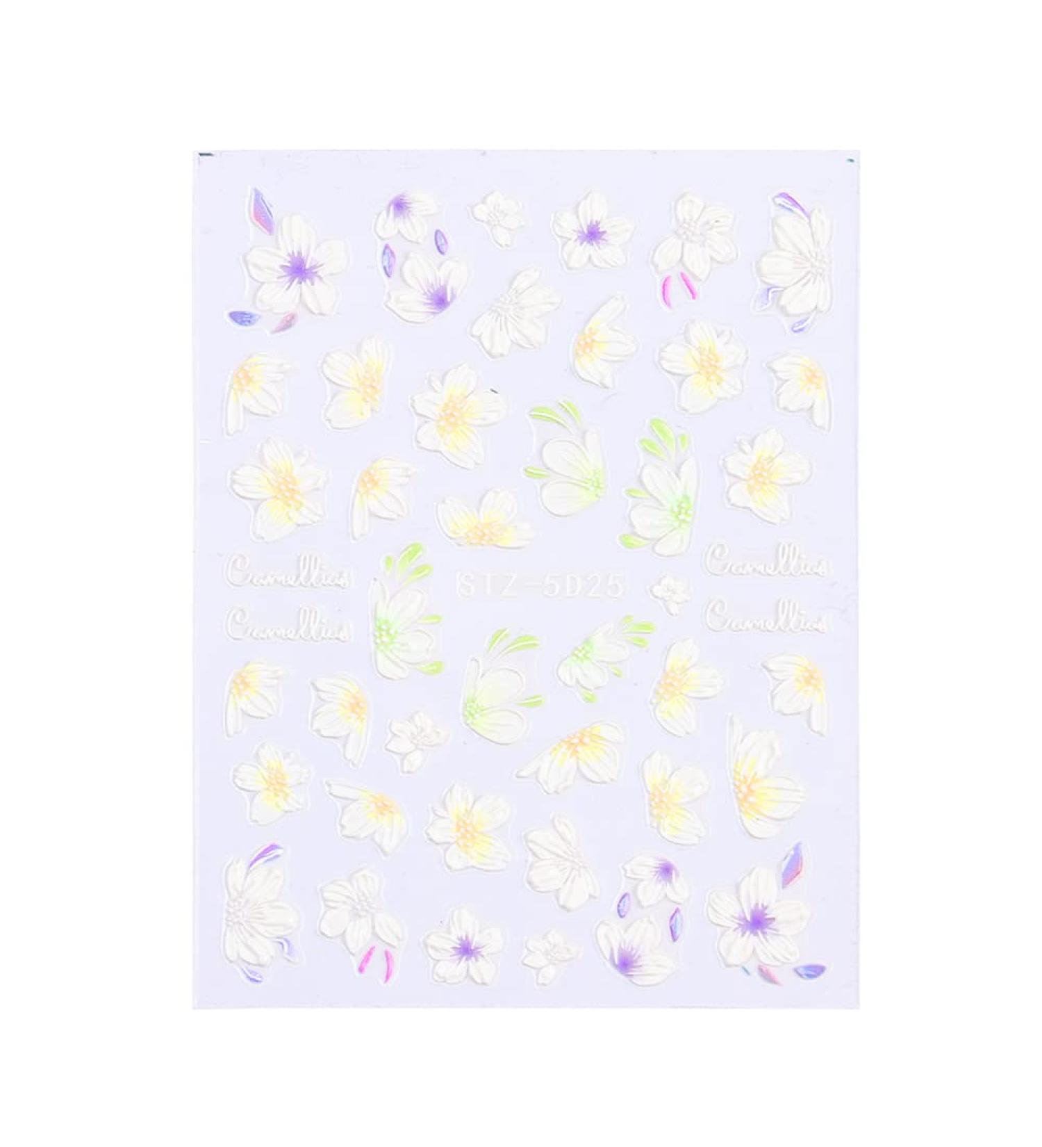 DIY Embossed Decals Stickers & Decals Adhesive Nail Art Sticker Wedding Nail Nail Art 5D Decals(1) Style1 - Buy Online on GoSupps.com