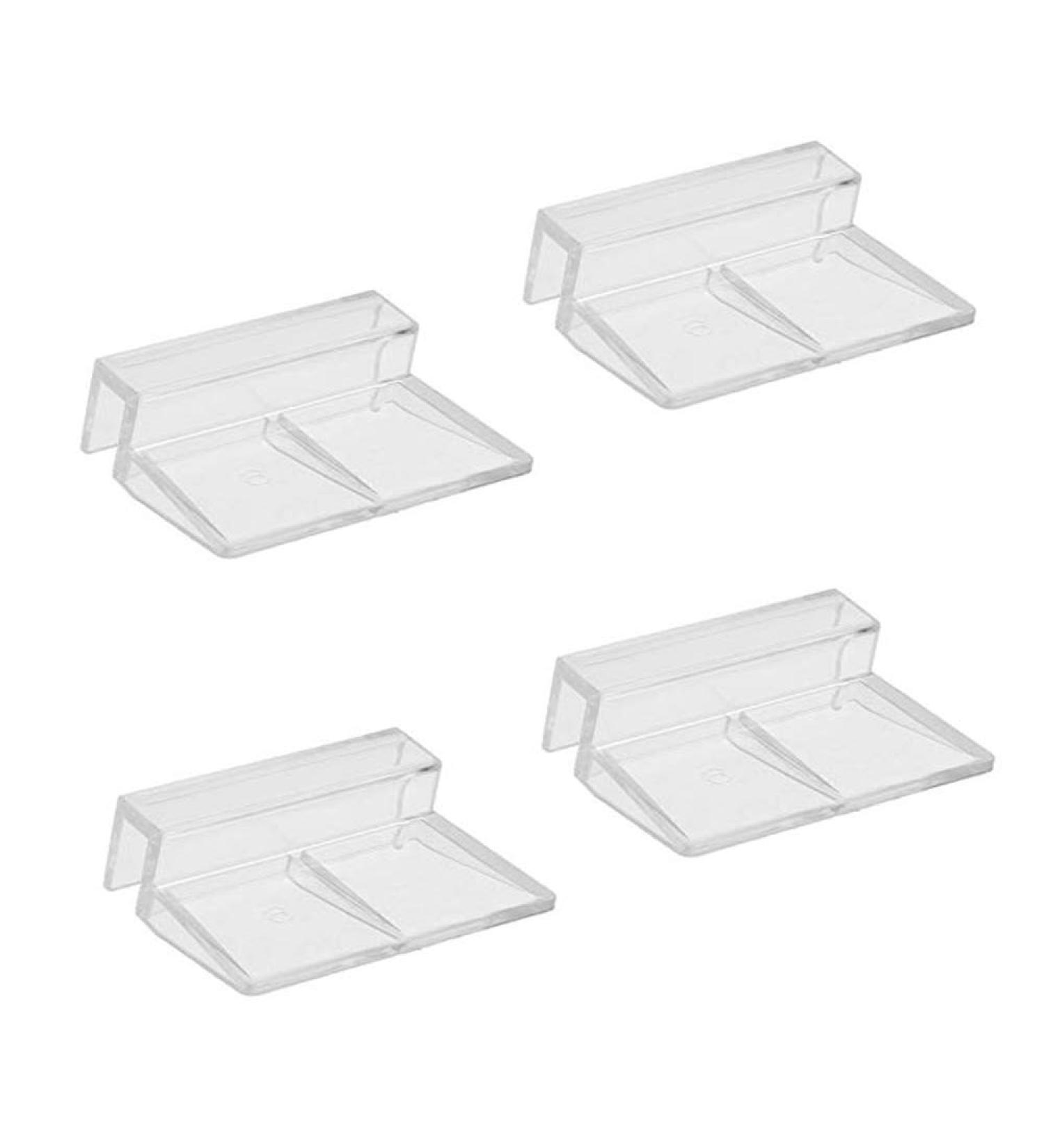 4pcs Clear Acrylic Aquarium Glass Cover Clip Support Holder 8mm - Buy Online on GoSupps.com