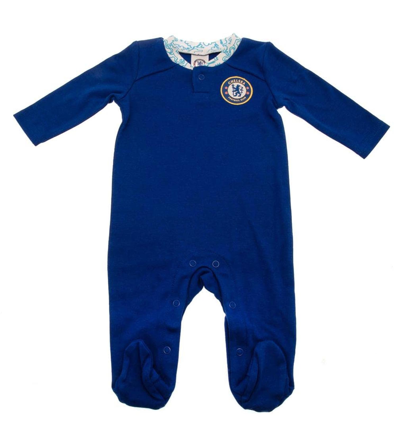 Chelsea FC Baby Kit Sleepsuit 2022/23 (6-9 Months) | Official Baby Grow - Buy Online on GoSupps.com