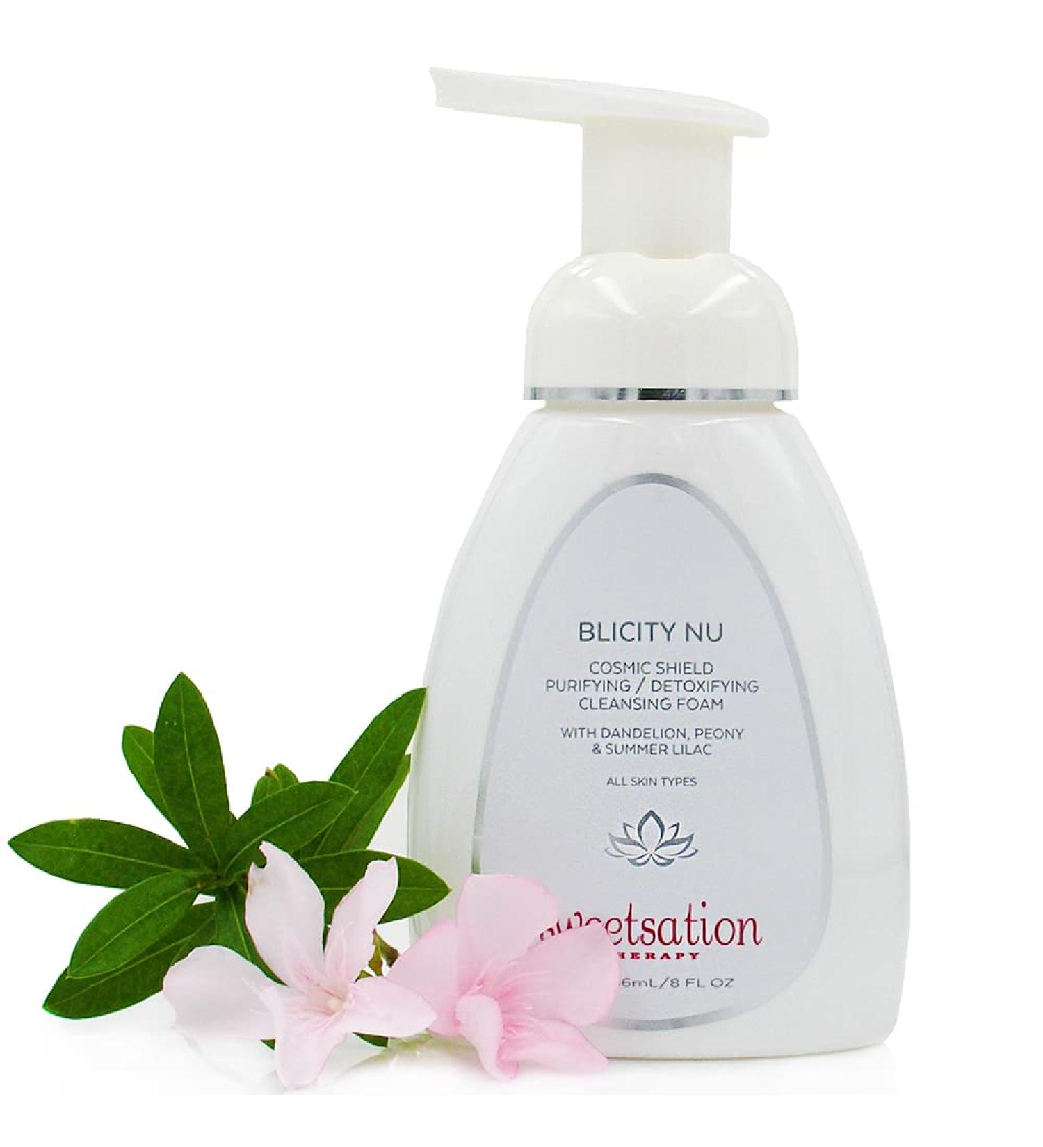 YUNASENCE BLICITY NU Cosmic Shield Cleansing Foam - Detoxifying Purifying Facial Wash for All Skin Types - 8oz International Shipping - Buy Online on GoSupps.com