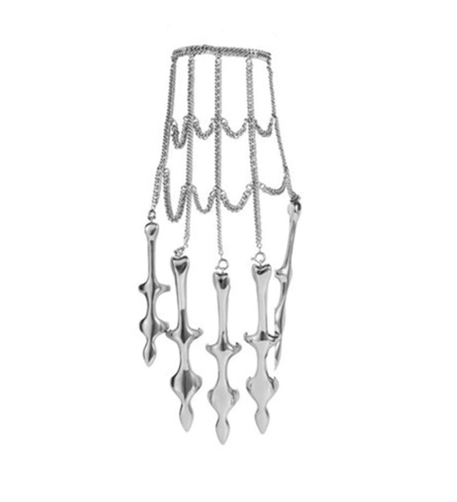 OralGos Skeleton Hand Bracelet | Unique Chain Hand Jewelry | Halloween Party Accessory - Buy Online on GoSupps.com