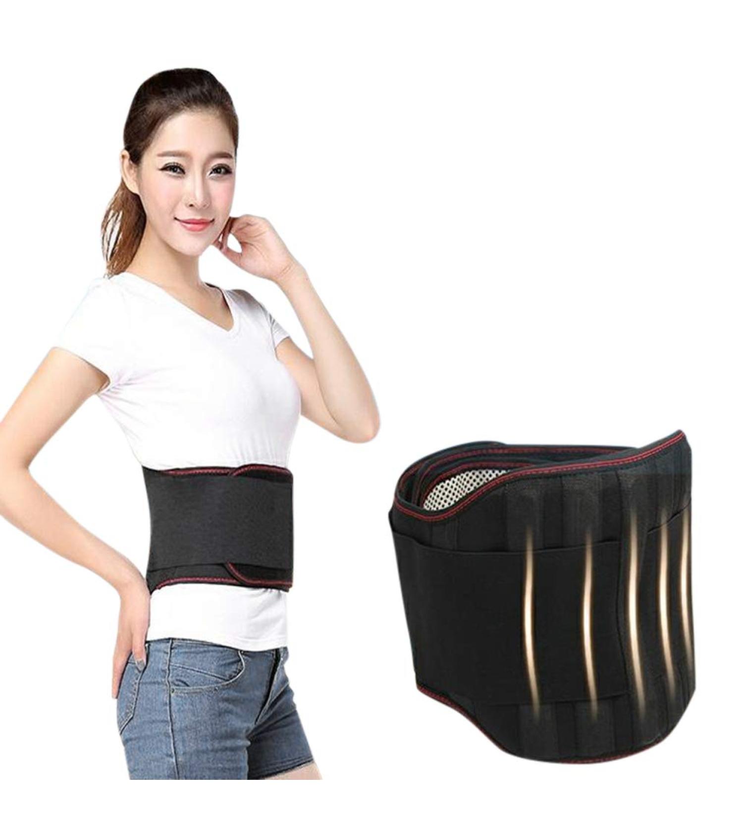 Self-Heating Kidney Warmer Belt for Men & Women | Pain Relief Waist Support with Removable Heating Pillows - Buy Online on GoSupps.com
