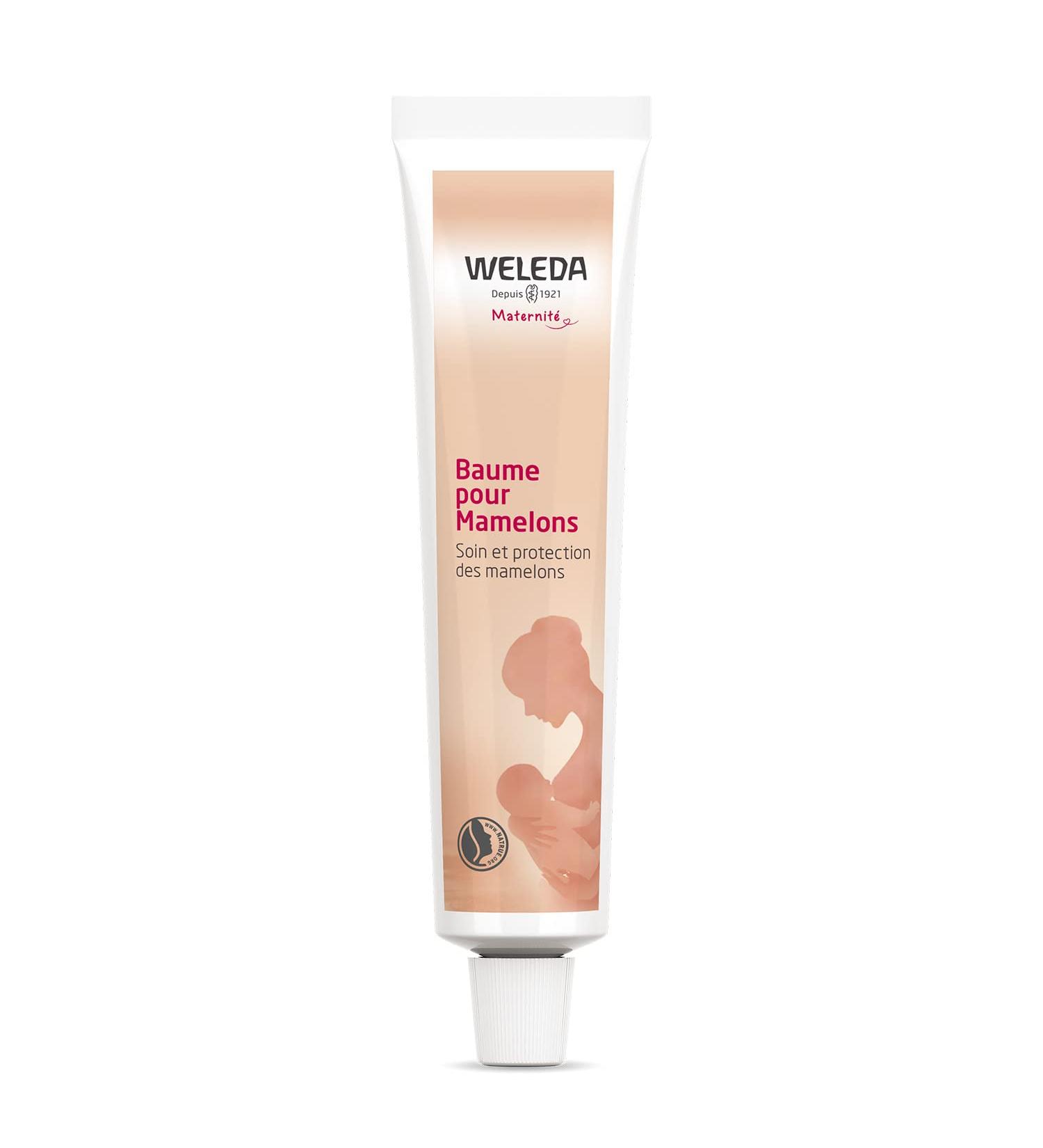 WELEDA - Nipple balm - for pregnant women - prevents and relieves sore and irritated nipples - 25g tube with case