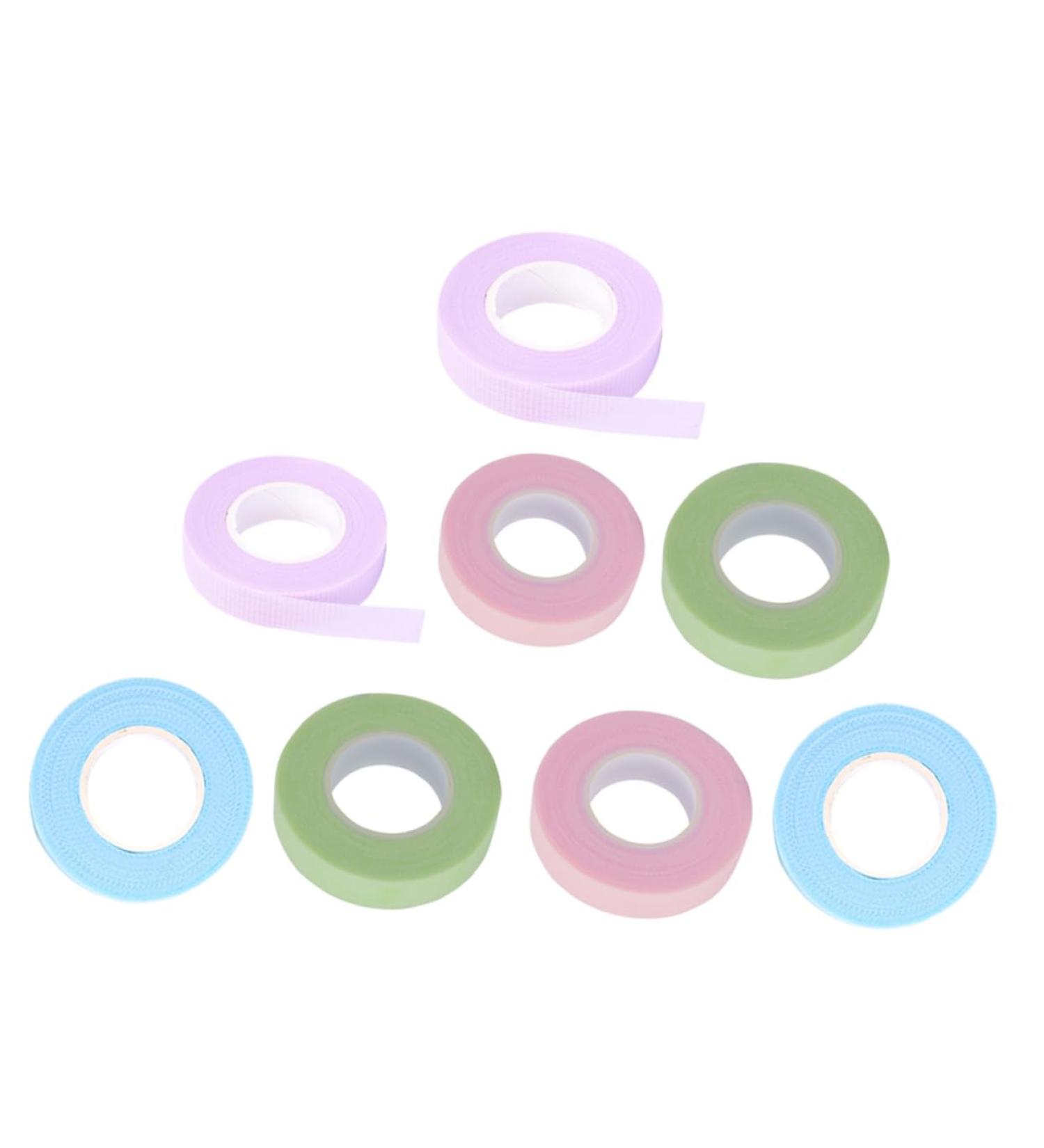 Healeved 8rolls Tape Eyelash Cotton Stalk Tapes Lash Grafting Tapes Eyelash Grafting Belts Graft Eyelash Tapes Fabric Tape for Eyelash Breathable Eyelash Tapes Eyelash Tape Line - Buy Online on GoSupps.com