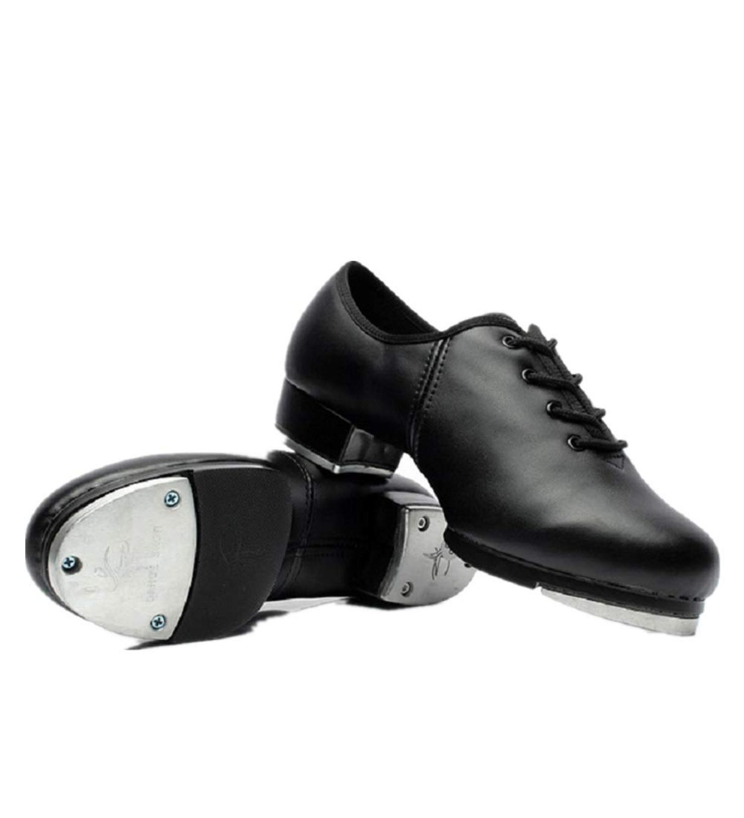 BeiBestCoat Men's Black Synthetic Tap Dance Oxford Shoes - Size 12 - Buy Online on GoSupps.com