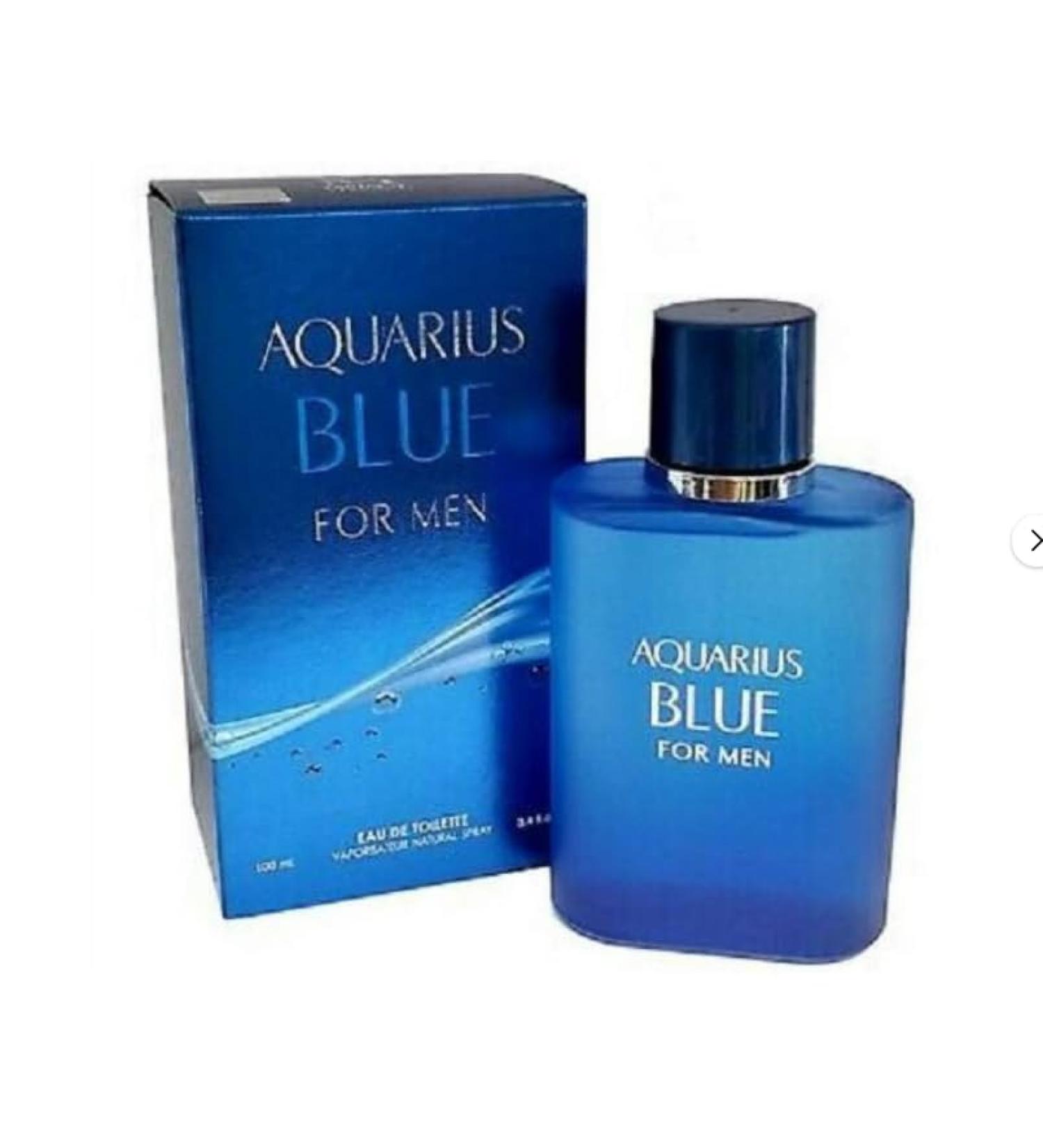 Aquarius Blue Men's Cologne 3.4 Oz Eau de Toilette Spray 100ml - Buy Online on GoSupps.com