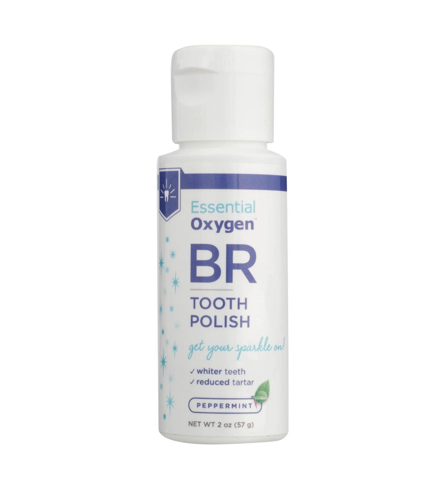 ESSENTIAL OXYGEN Organic Mint Tooth Polish, 2oz