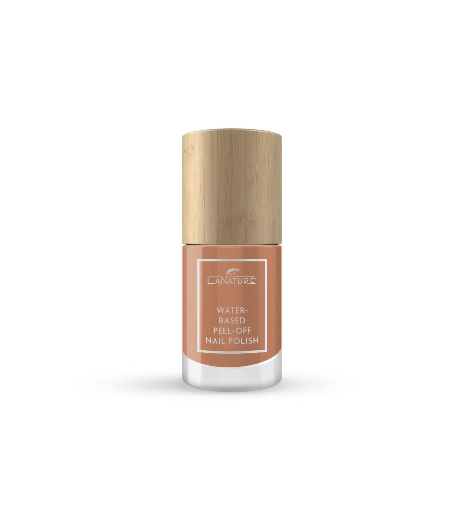 LaNature Water-Based Nail Polish - Powdery Rose | Vegan & Peel-Off | 10 ml - Eco-Friendly Nail Care - Buy Online on GoSupps.com