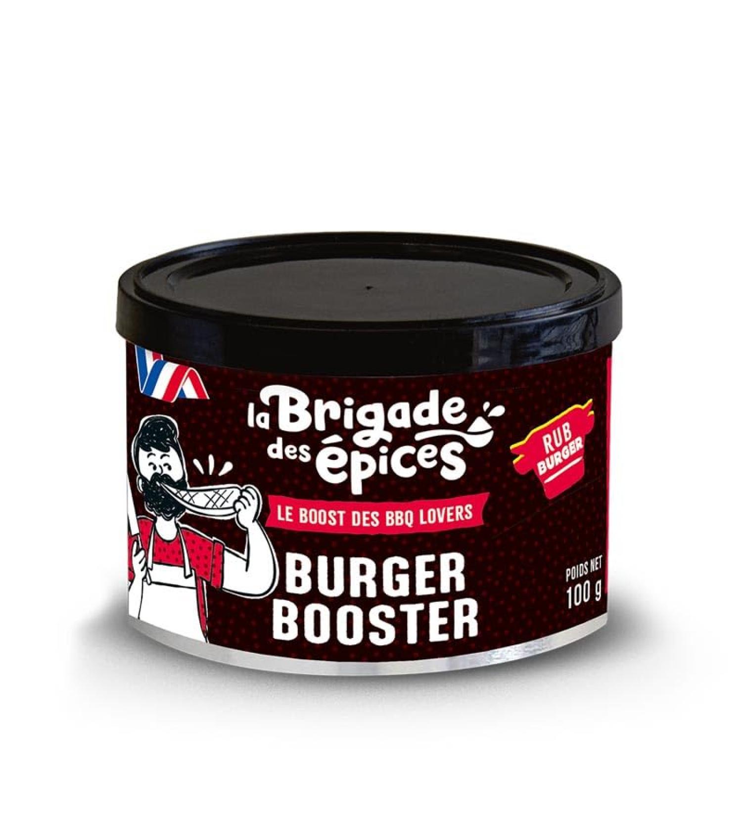  La Brigade des pices Seasoning for Home-Made Burger - BBQ Rub Burger Booster - Spice Brigade - 100 g - 100% Natural & Made in France - Buy Online on GoSupps.com
