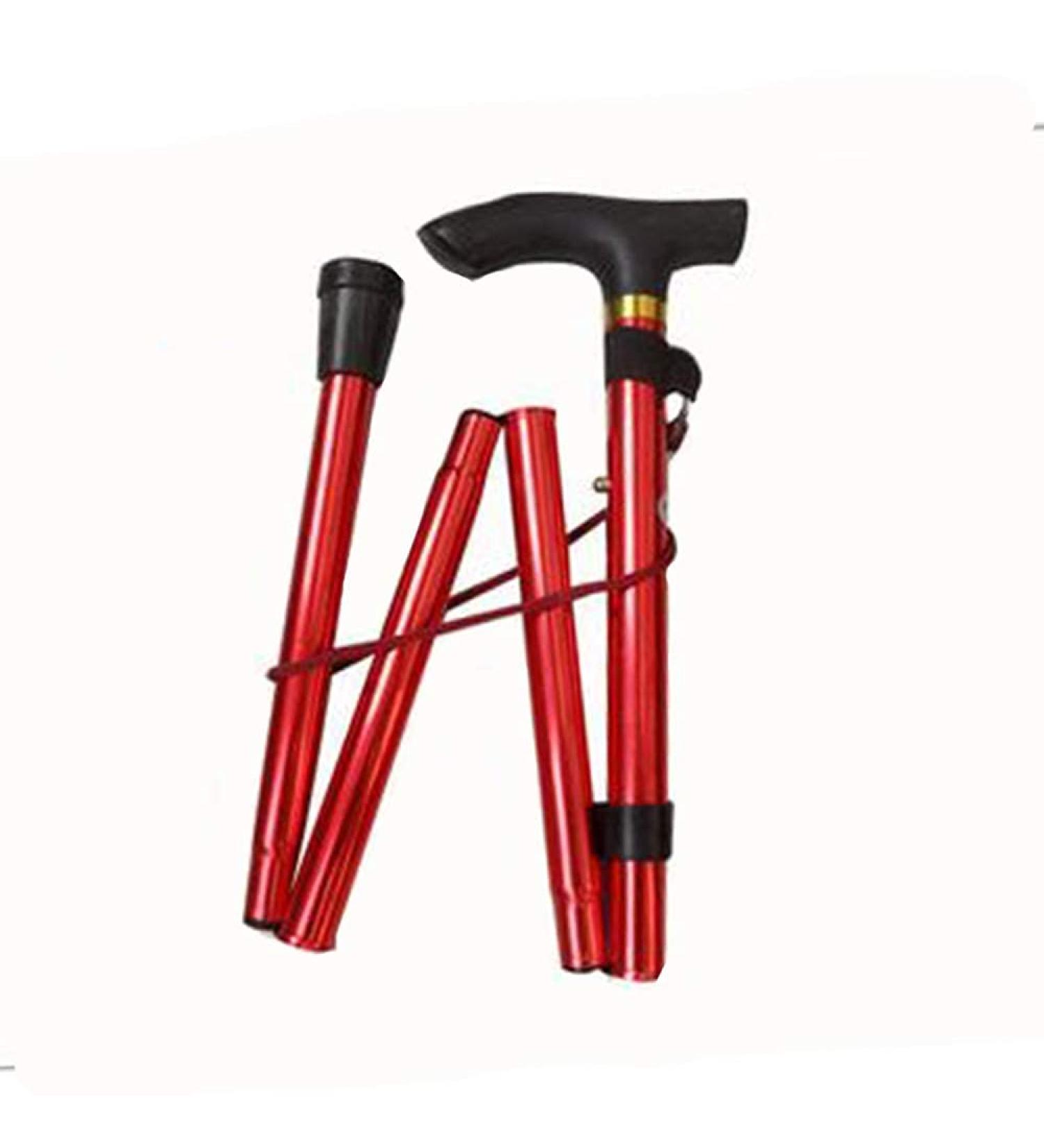 Non-Slip Telescopic Folding Crutch Outdoor Adjustable Ultra-Short Aluminum Suitable for People with Reduced Mobility and Hiking in The Wild HGCHH Smooth Sailing - Buy Online on GoSupps.com