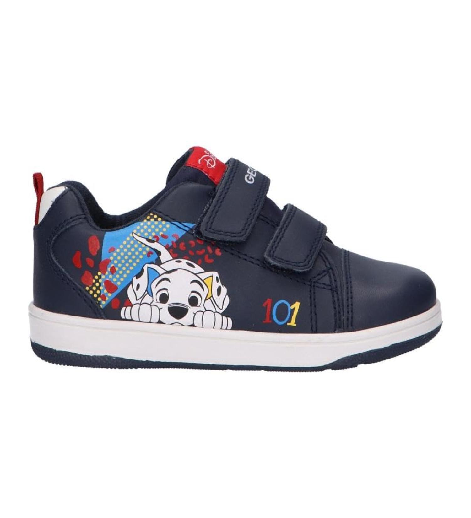 Geox Baby Girls B New Flick F Trainers | Navy White | Size 9 UK Child - Buy Online on GoSupps.com