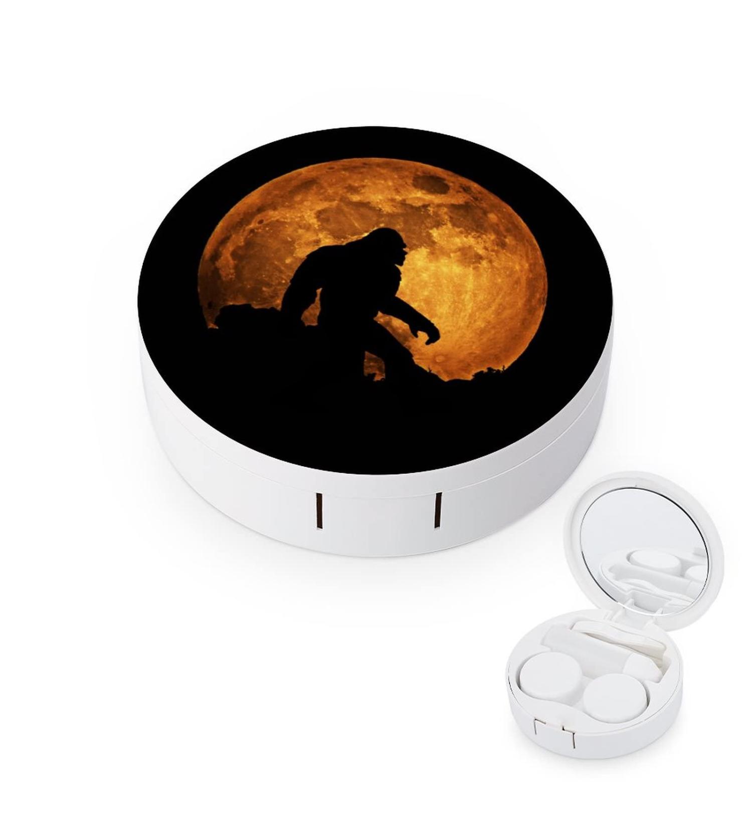 Red Moon Bigfoot Contact Lens Case with Mirror - Stylish Storage Box for Lens Kits | International Shipping Available - Buy Online on GoSupps.com