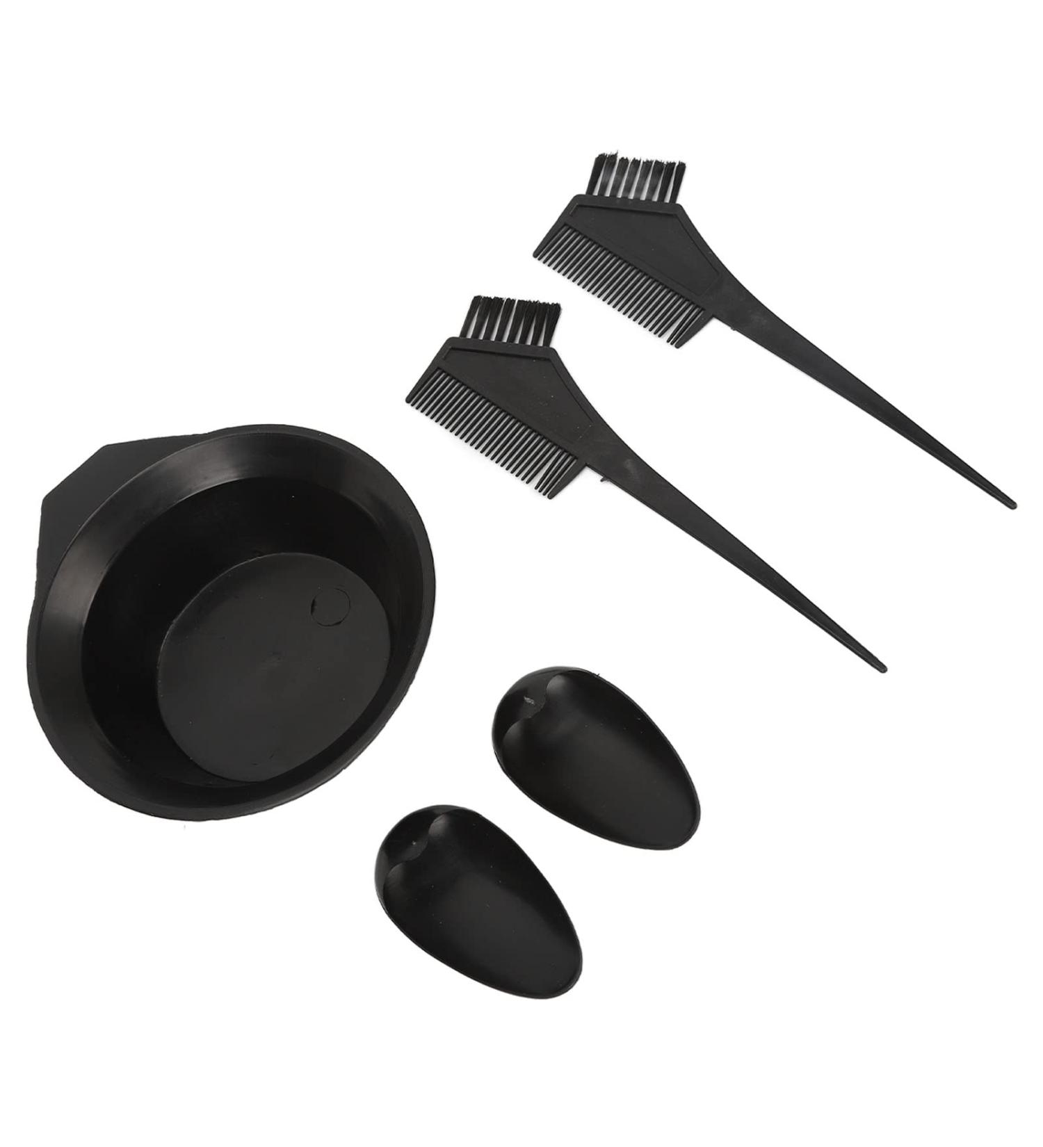 11PCS Hair Dye Dyeing Kit Hair Household Tinting Bowl Soft Dye Brush Ear Cover Hair Coloring Dye Tools for DIY Salon - Buy Online on GoSupps.com