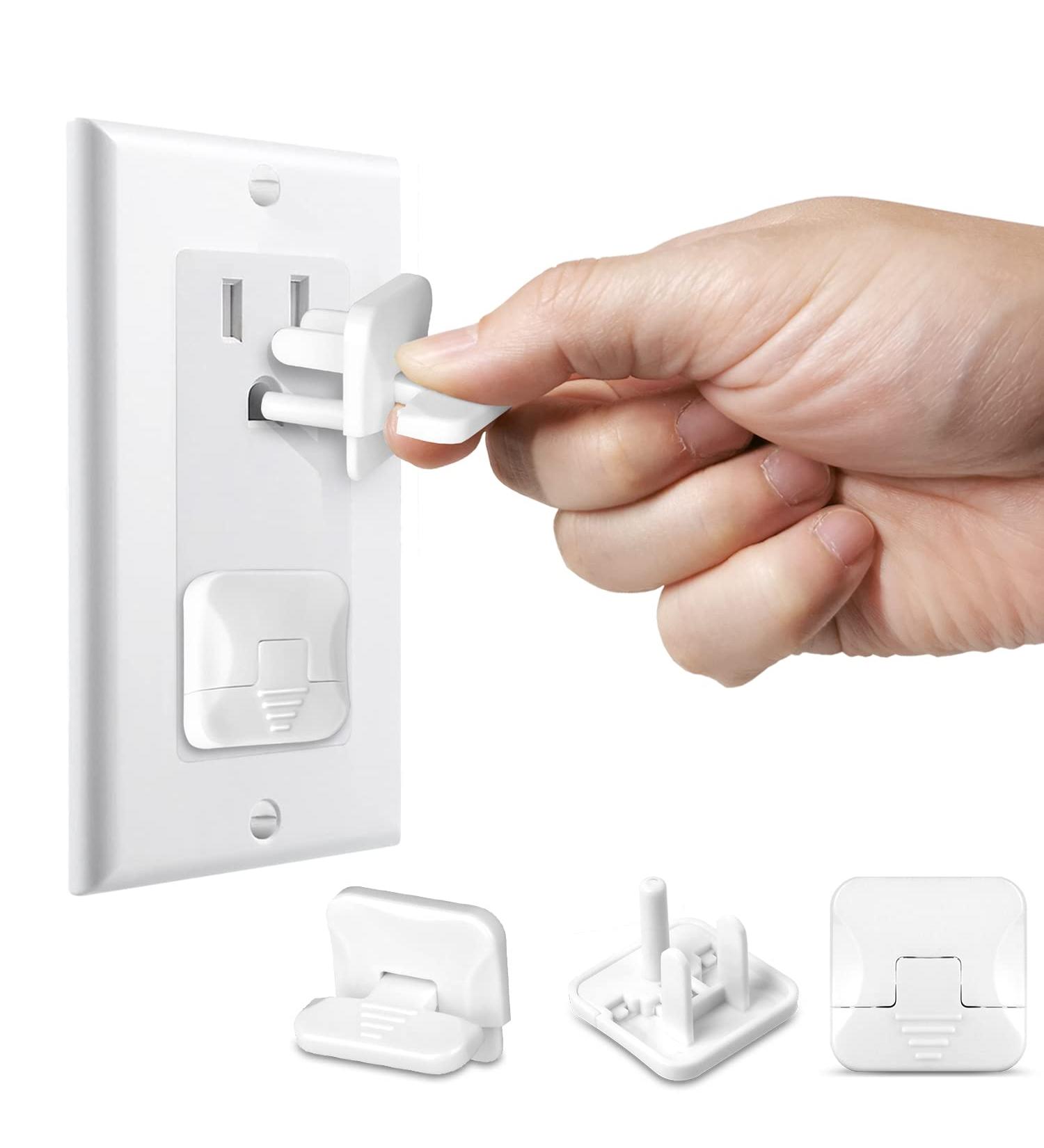 HiCanwn 50 Pack Outlet Covers Baby Proofing Plug Covers Child Proof Electrical Protector Safety Socket Covers Electric Outlet Pulg Covers for Baby Child White - Buy Online on GoSupps.com