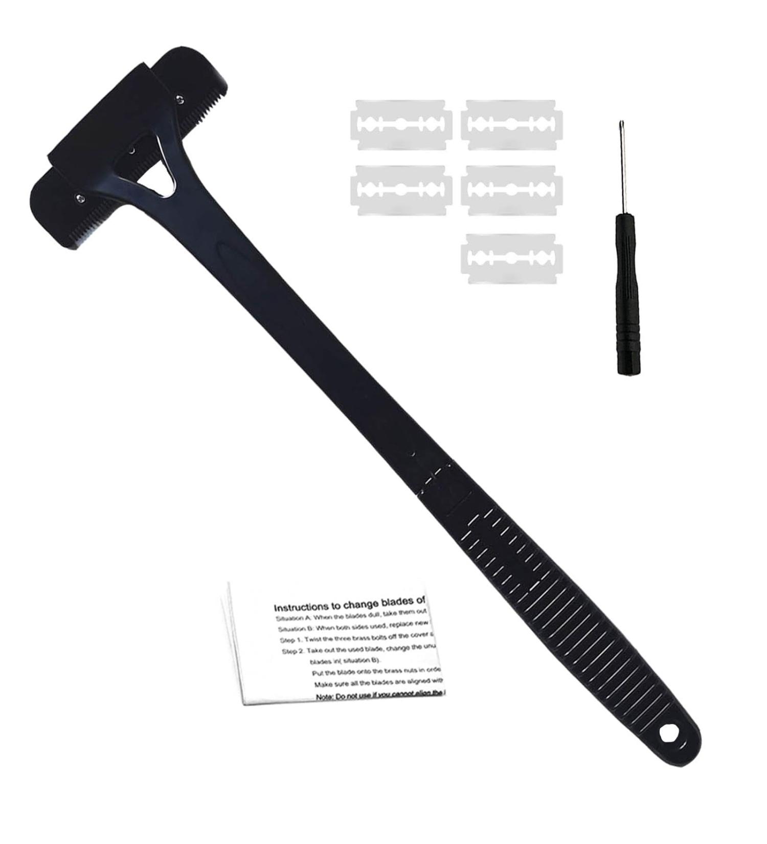 Back Hair Removers for Men | Long Handle Back Hair Cutters & Razors - Quick Trimming Body Care Tools - Buy Online on GoSupps.com