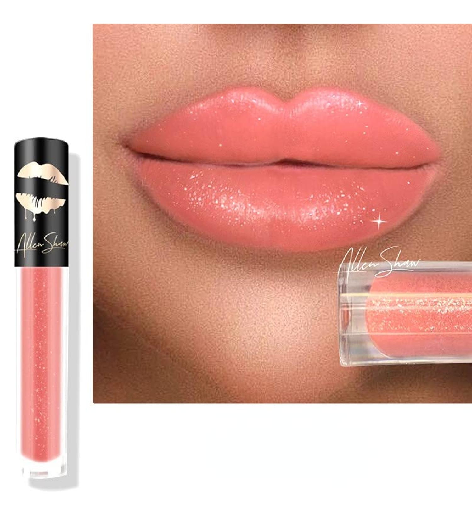 Interookie Matte Lip Glaze Bling Matte Lip Color Lipstick Crystal Diamond Fine Glitter (210) - Buy Online on GoSupps.com