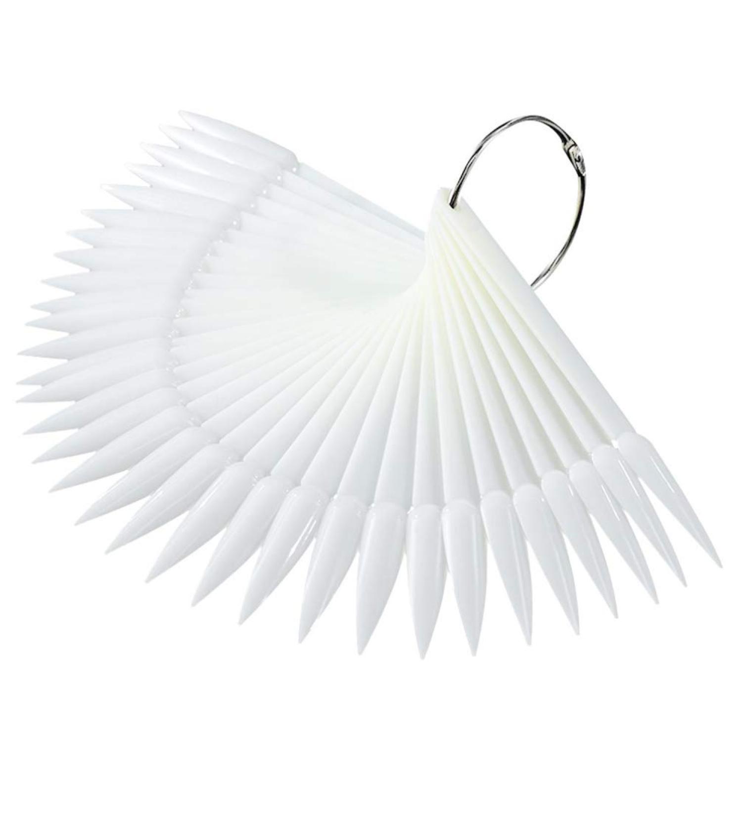 Lurrose 100-Piece Nail Tip Display Palette for Color Showcase | Plastic Polishing Table & Artificial Nail Tips for DIY Nail Art UV Gel | International Shipping Available - Buy Online on GoSupps.com