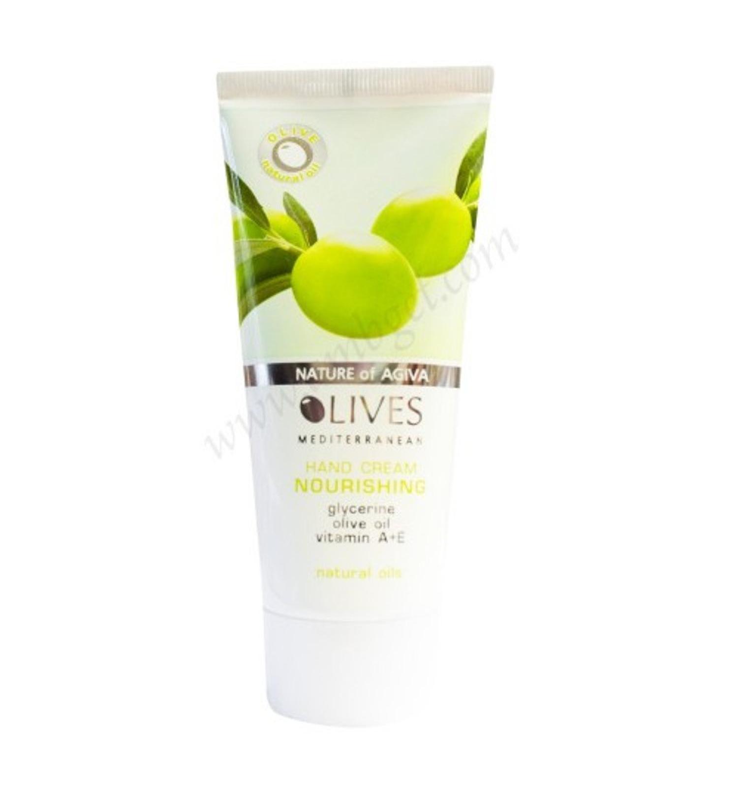 Hand cream based on olive oil