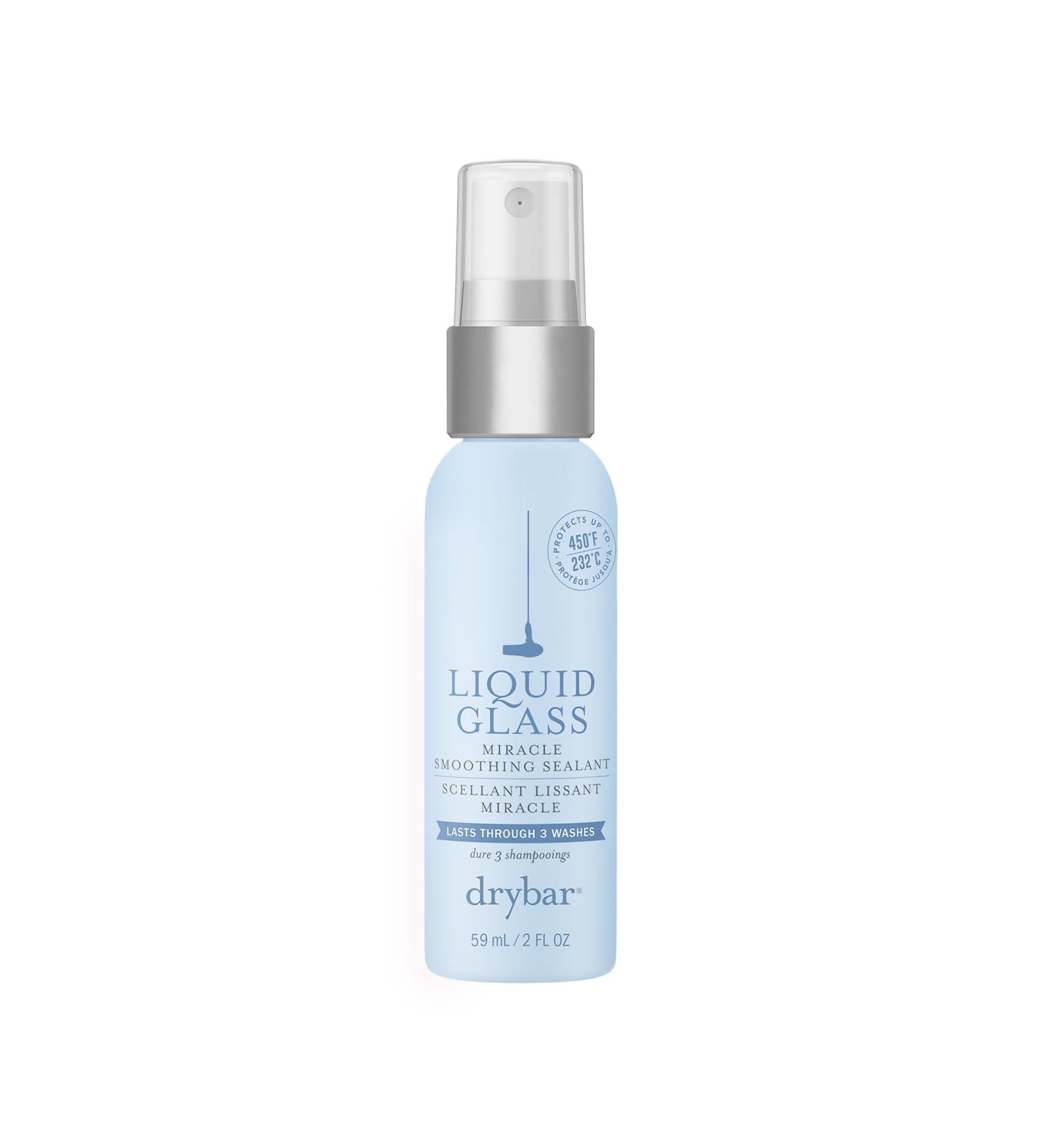 Drybar Liquid Glass Moisture-Rich Miracle Smoothing Sealant | Heat Protectant for Hair Lasts Through 3 Washes for Long-Lasting Frizz Resistance and High-Shine Finish Fine to Medium Hair 2 Fl Oz (Pack of 1) - Buy Online on GoSupps.com