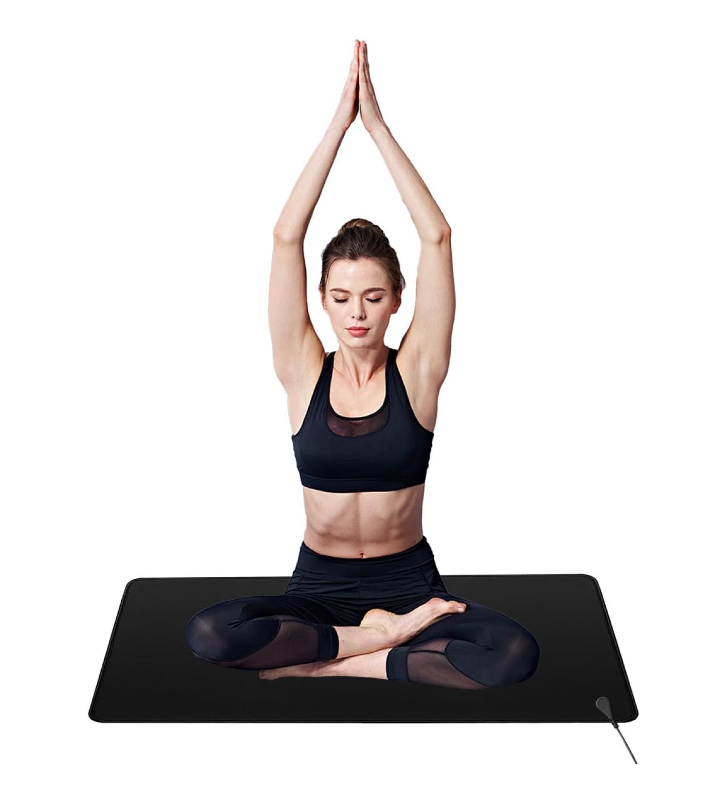 Losuvero Ground Mat Set - 61x88.9 cm Earth-Connected Therapy Yoga & Sleeping Mat for Improved Sleep Energy Pain Relief Inflammation & Wellness - Buy Online on GoSupps.com