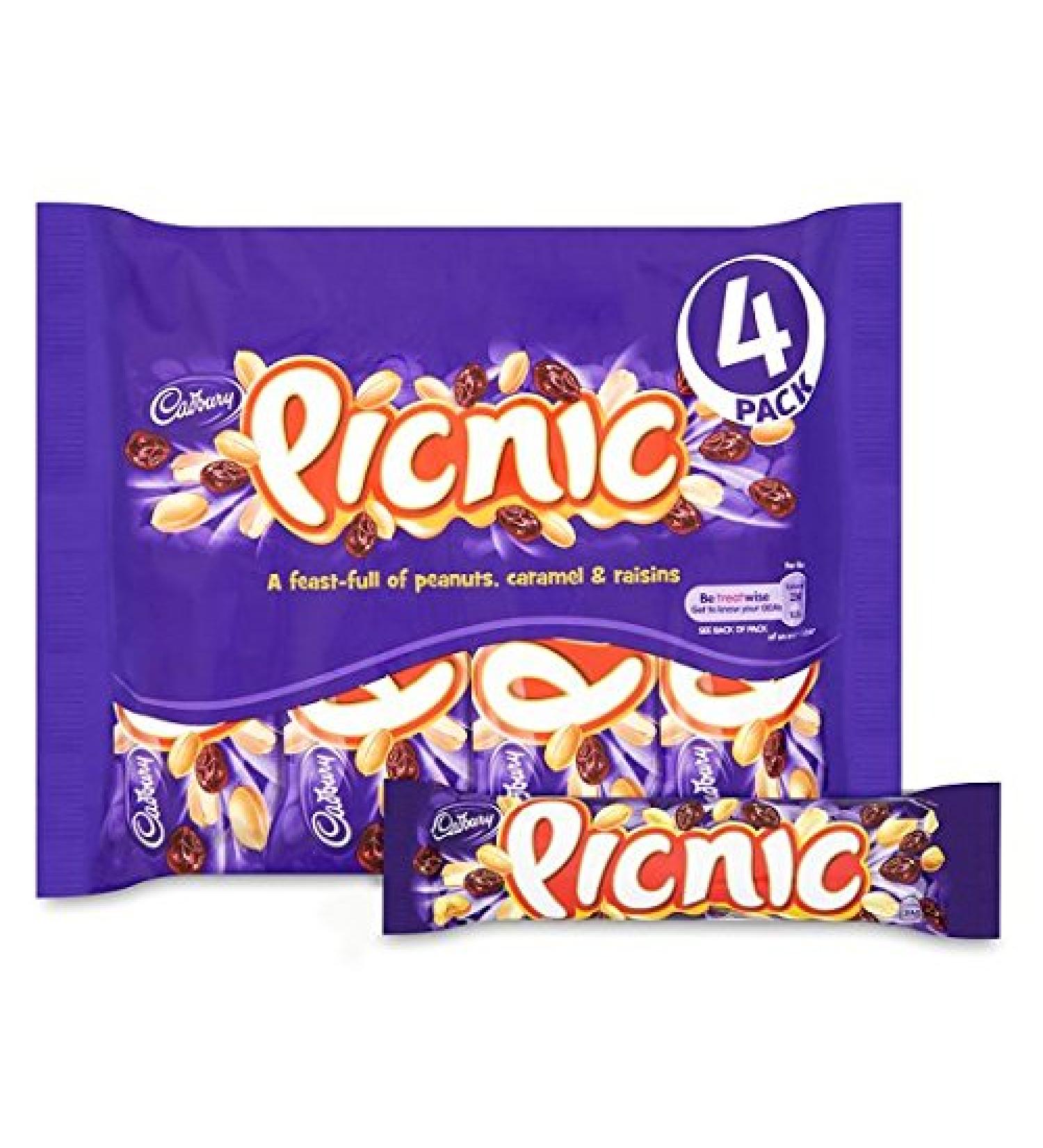 Cadbury Picnic (4 x 38 g) - Pack of 6