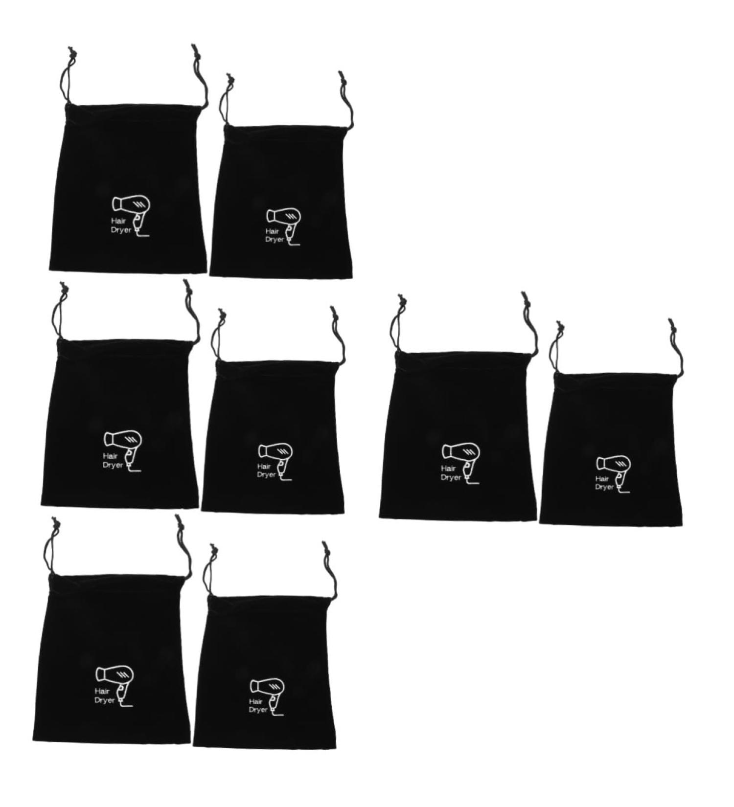 FOMIYES 8 Pcs Storage Bag Hair Styling Tools Drawstring Hairdryer Bag Storage Organizer Travel Wine Bag - Buy Online on GoSupps.com