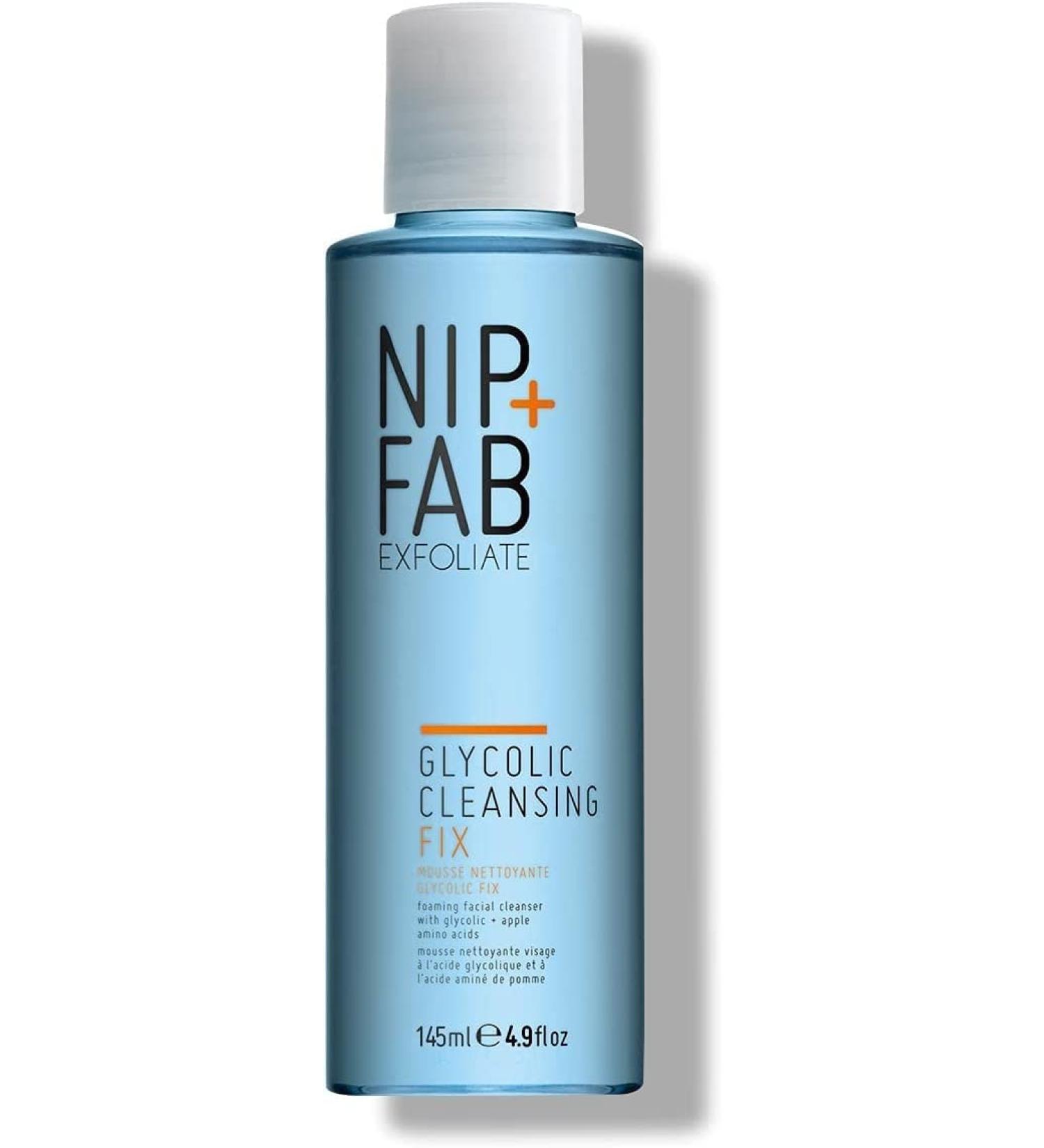 Nip + Fab Glycolic Acid Foaming Cleanser with Olive Oil - Exfoliating AHA Face Wash for Even Tone, Brightened Skin, Fine Lines - Buy Online on GoSupps.com