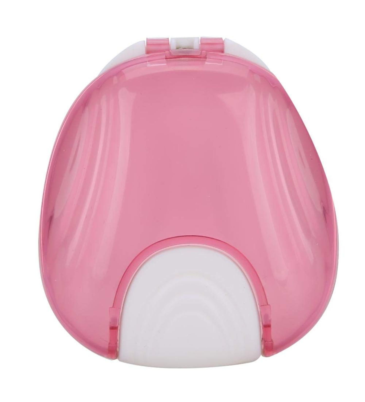 Orthodontic Retainer Case - Portable Waterproof Denture Box with Lid (Pink) - Ideal for Travel & Storage - Buy Online on GoSupps.com