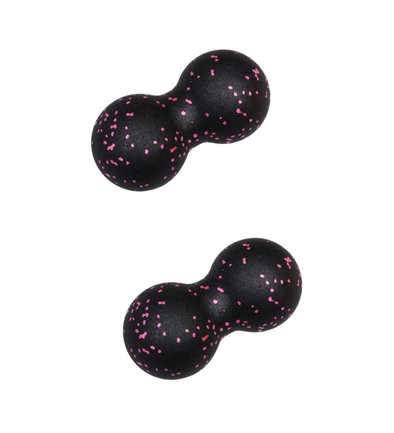 Partykindom 2-in-1 Massage Ball & Trigger Point Device - Ero-nut Mobility Tool for Neck Back & Balance - Pink Foam Roller - Buy Online on GoSupps.com