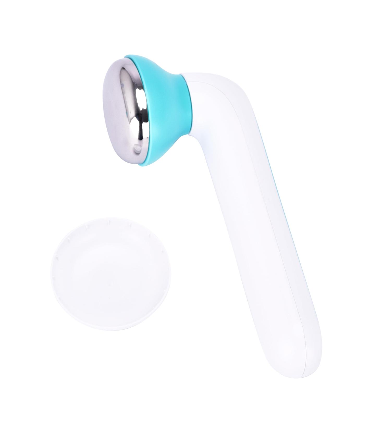 PURAVA Pino Aesthetic Ice Face Roller - Reduce Skin Irritation & Puffiness | Face Massager for All Skin Types | Green & White Face Sculpting Tool - Shop Now - Buy Online on GoSupps.com