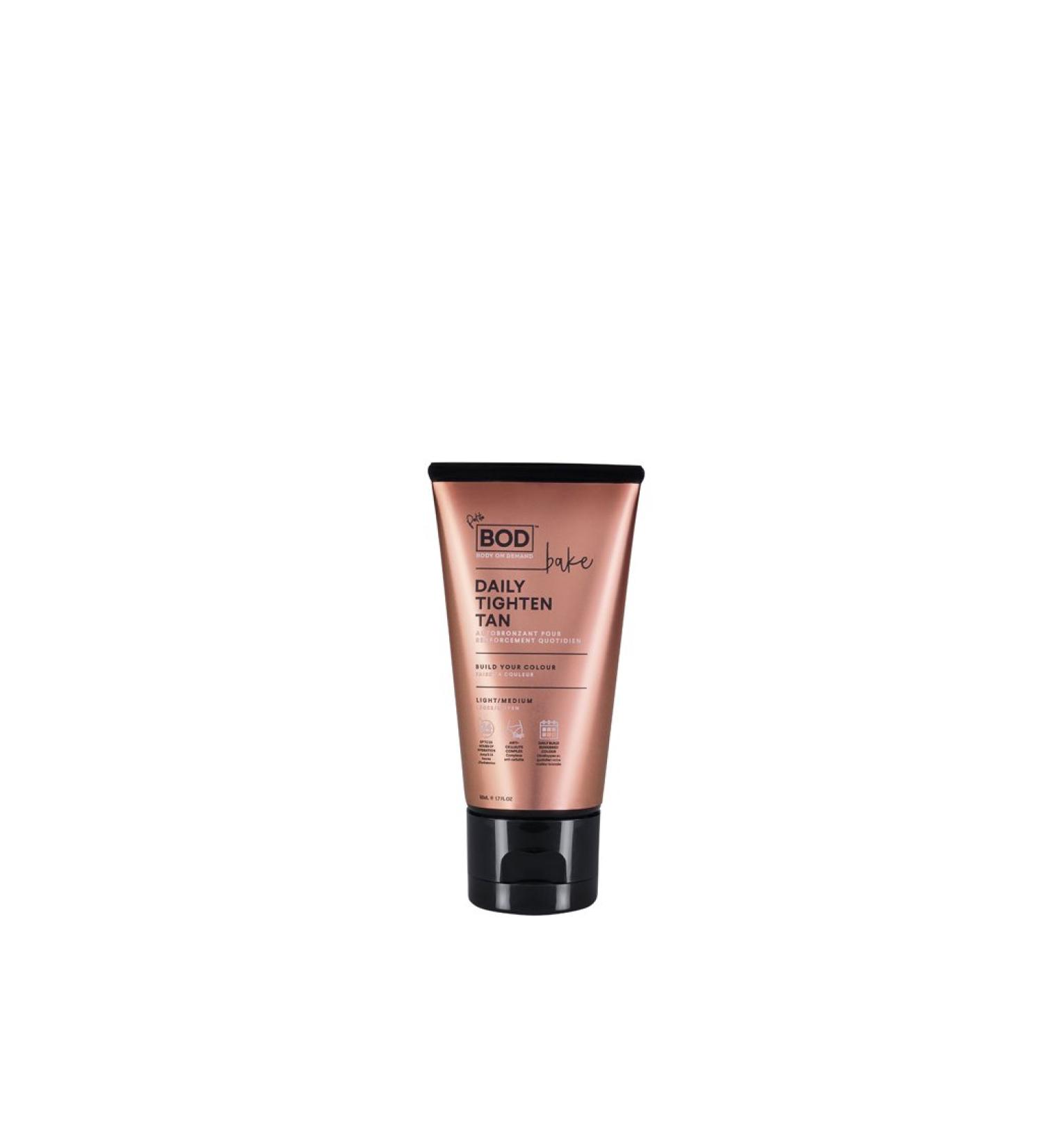 BOD Bake Daily Tighten Light Tan Med Petite Skin Moisturiser