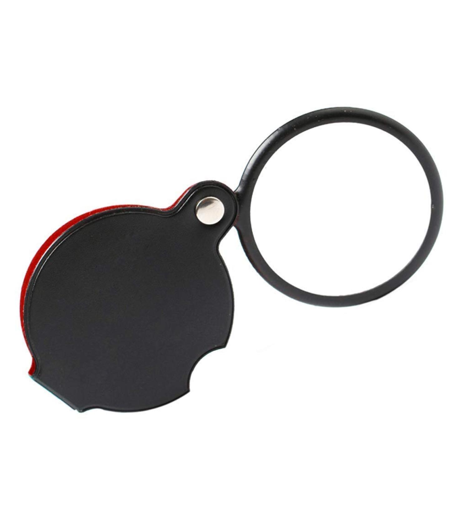 Mini Pocket Glass 10x HD Lens Handheld Portable Folding Magnifier for Old Man Kids Reading Books Newspapers Maps Coins Insects Rocks Made in China - Buy Online on GoSupps.com